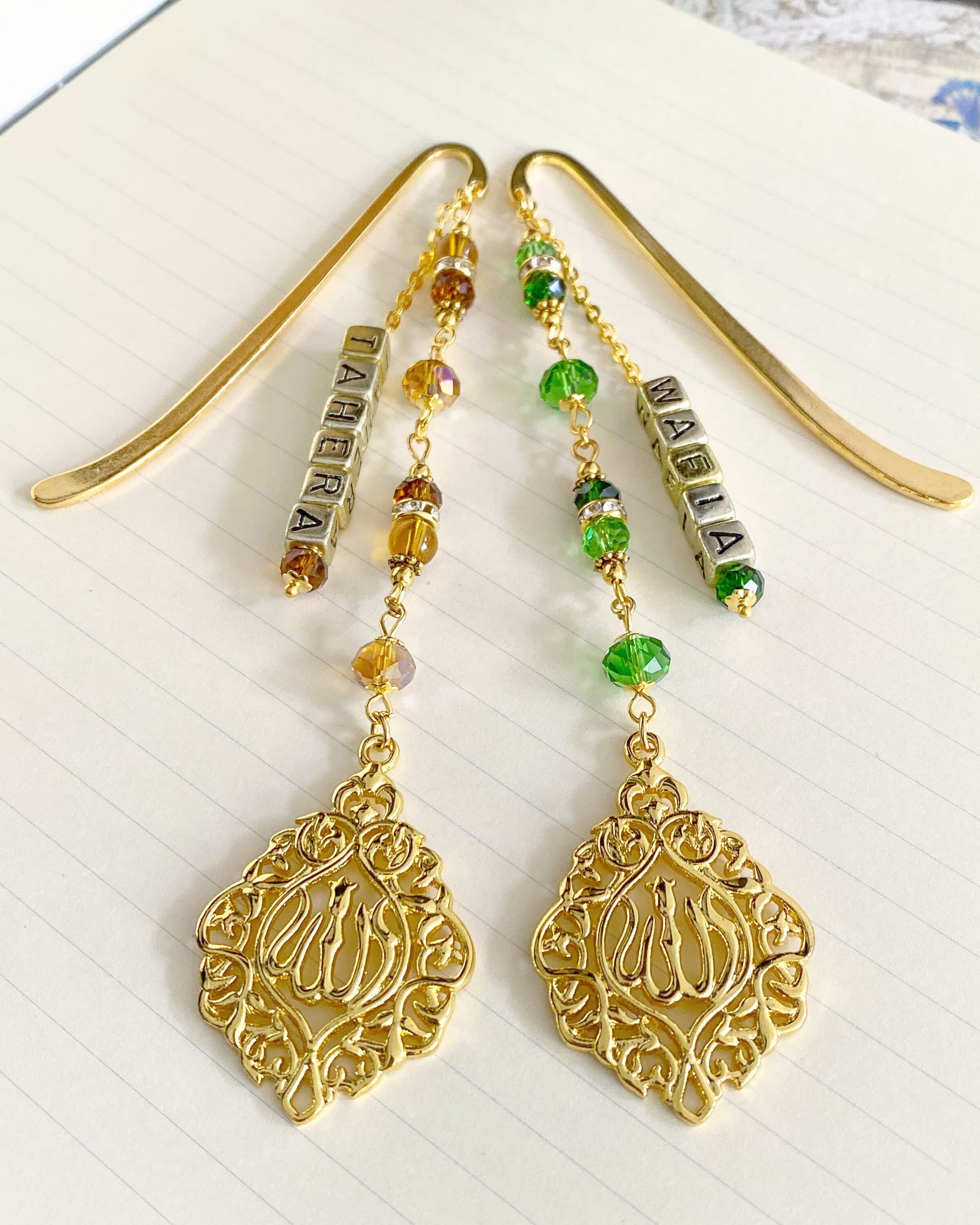 Personalised Quran bookmarks, Allah pendant, personalised gifts. - image 5
