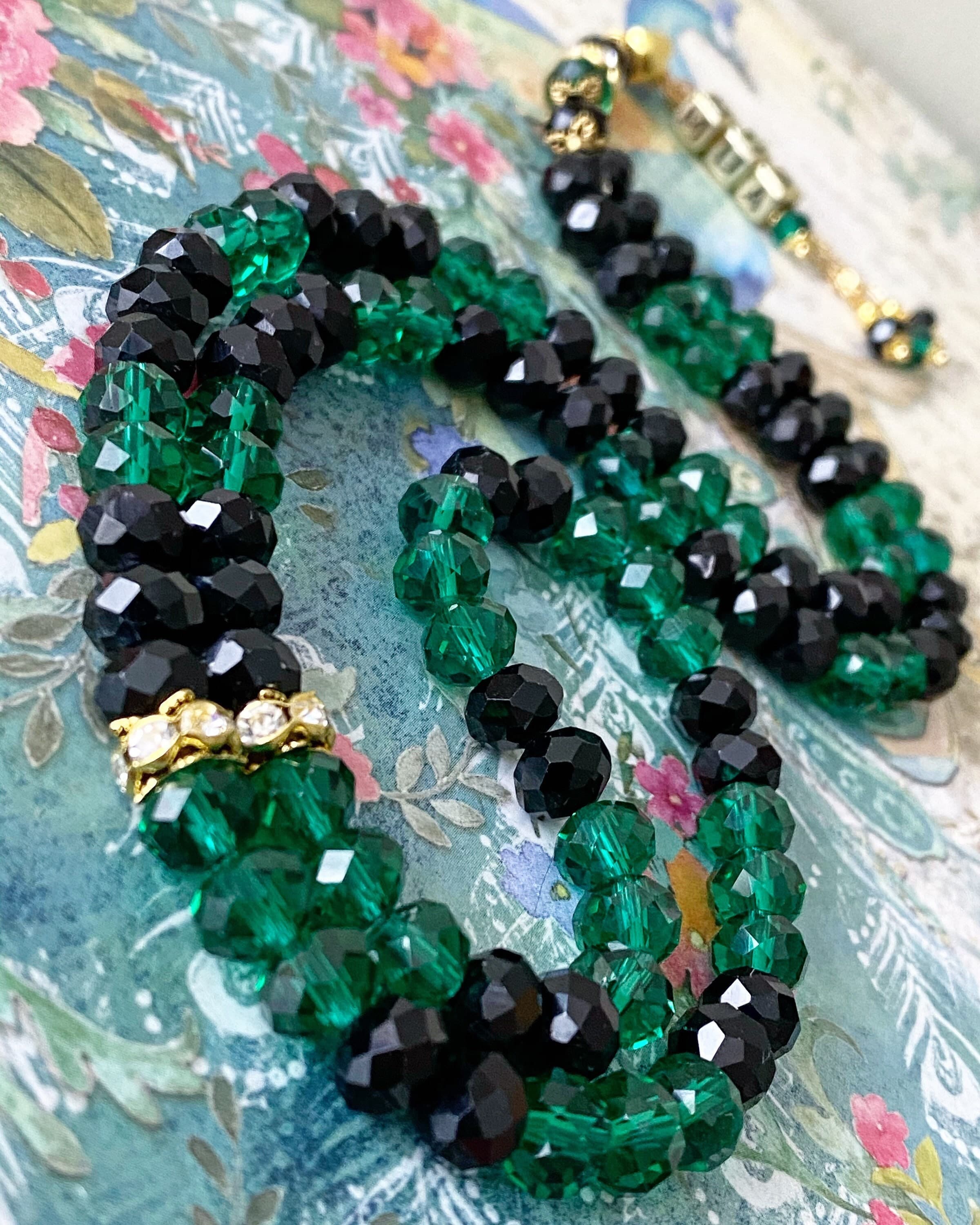 Glass crystal personalised tasbih - image 3