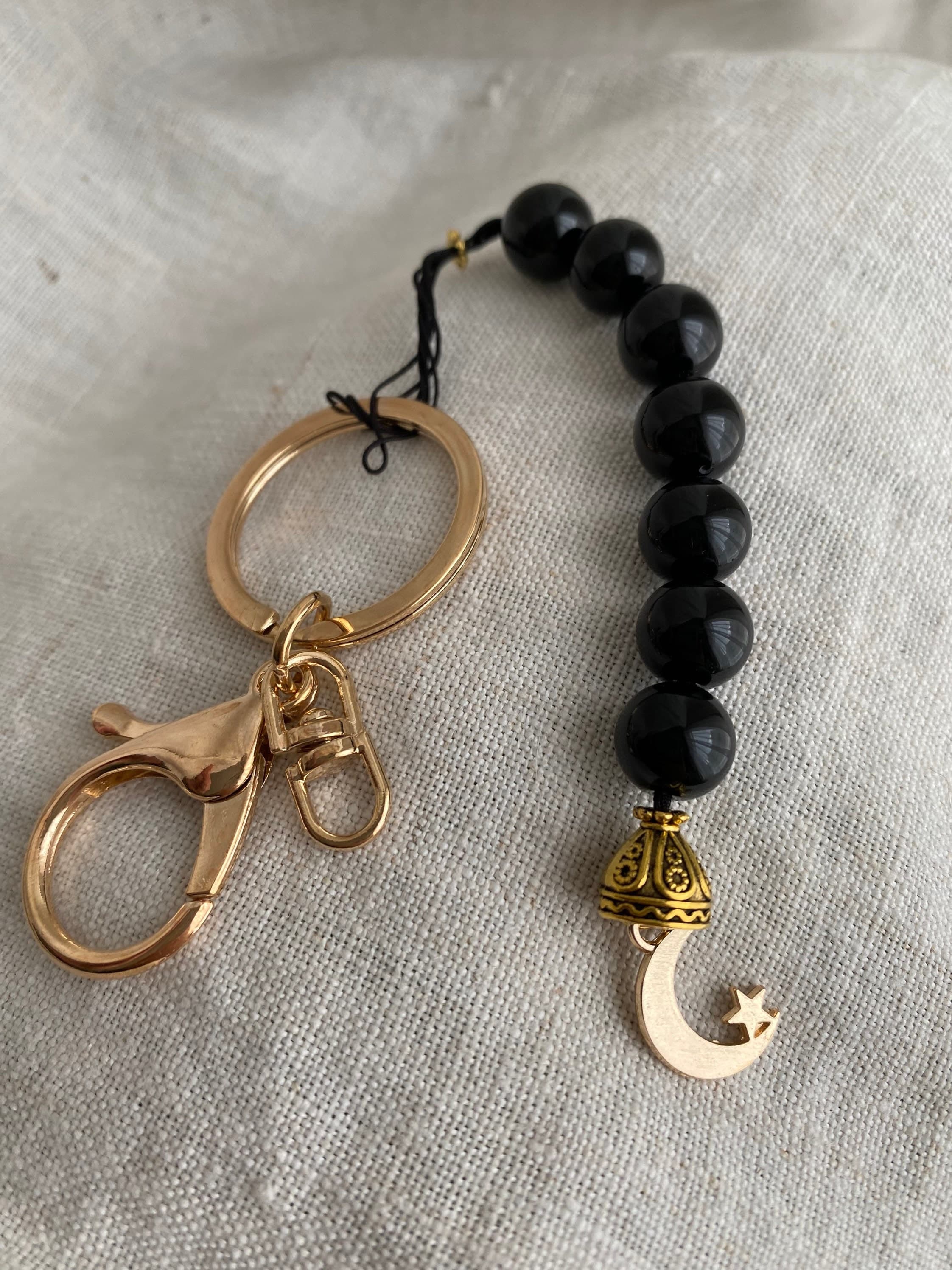 Tawaf and Sa’ee counting beads, natural gemstone with keychain. - image 3