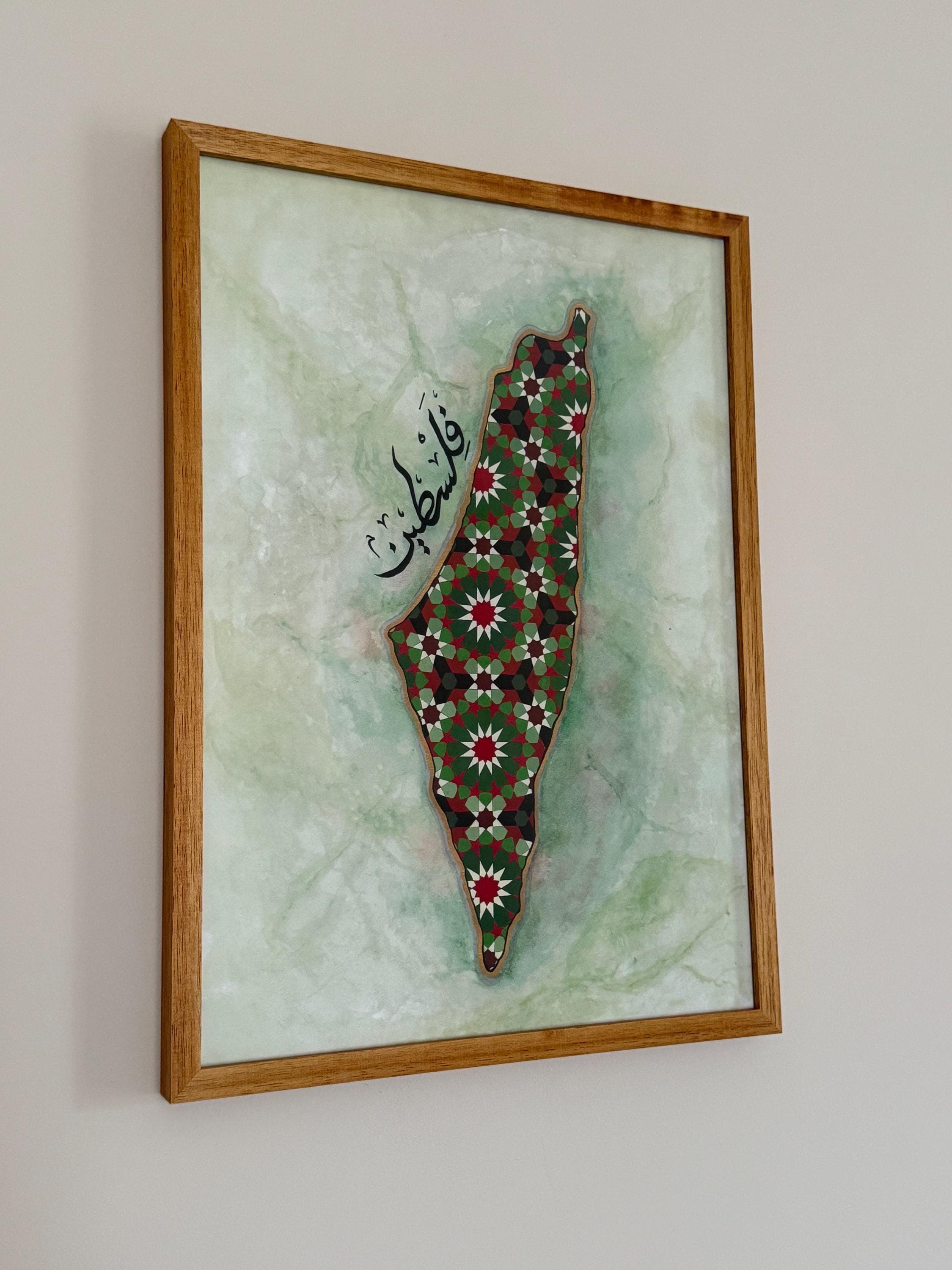 Palestine map art print - image 5