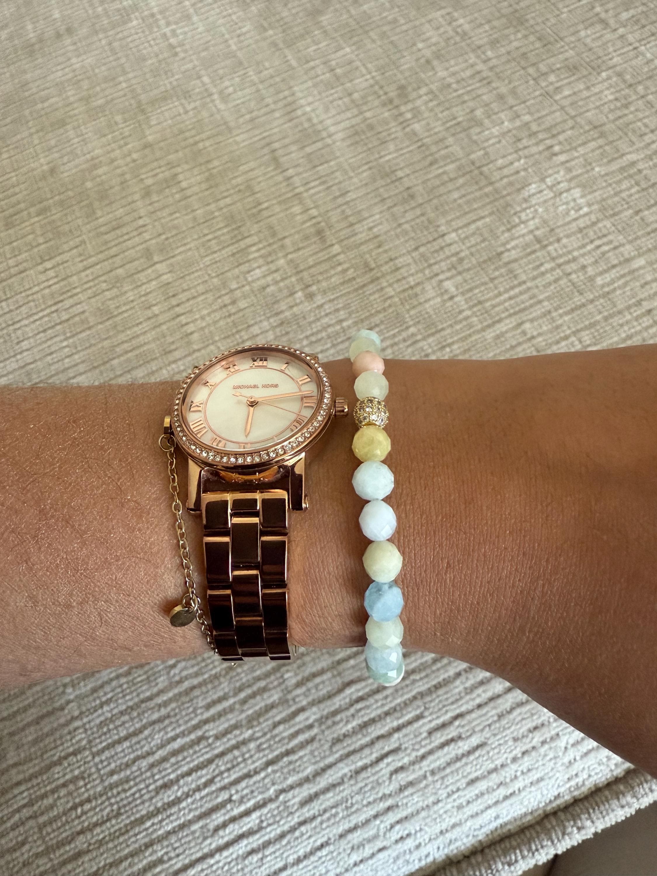 Morganite tasbih bracelet - image 3