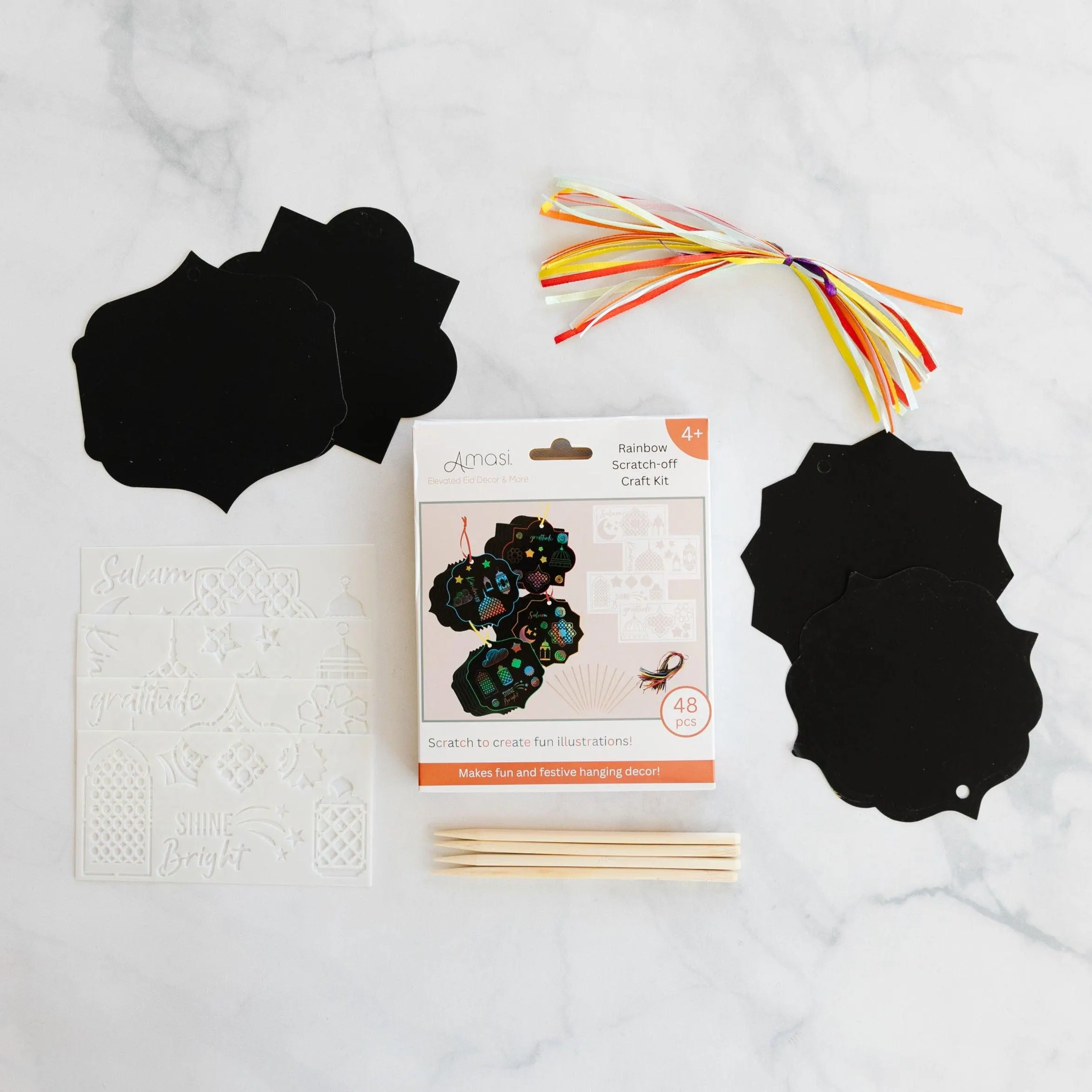 Rainbow Scratch-off  Craft Kit