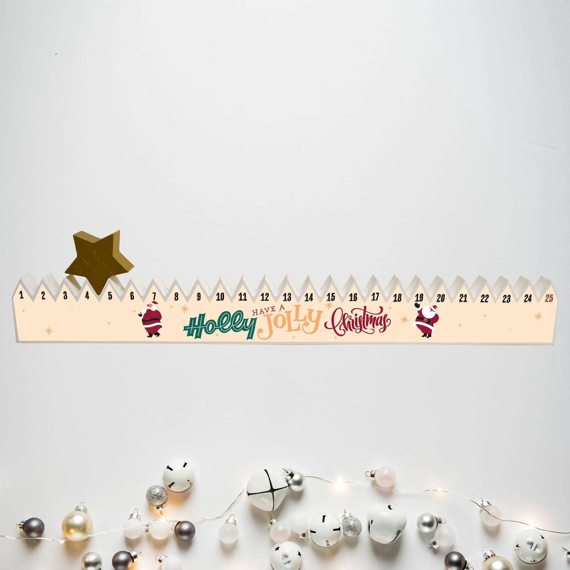 Interactive Christmas Advent Calendar, Moving Star Countdown