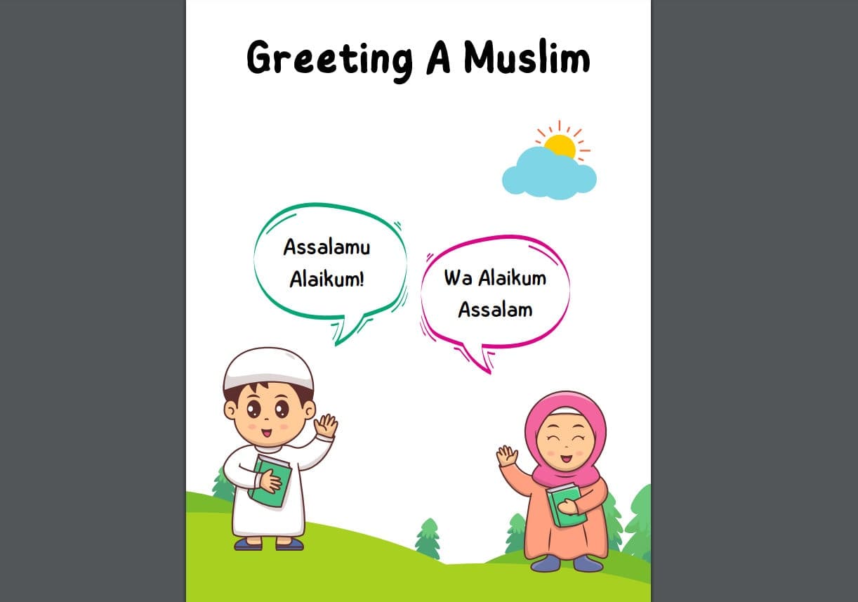 Islamic worksheets for children - printable worksheet, worksheet for children, printable kid activity worksheet, Islamic activities - image 3