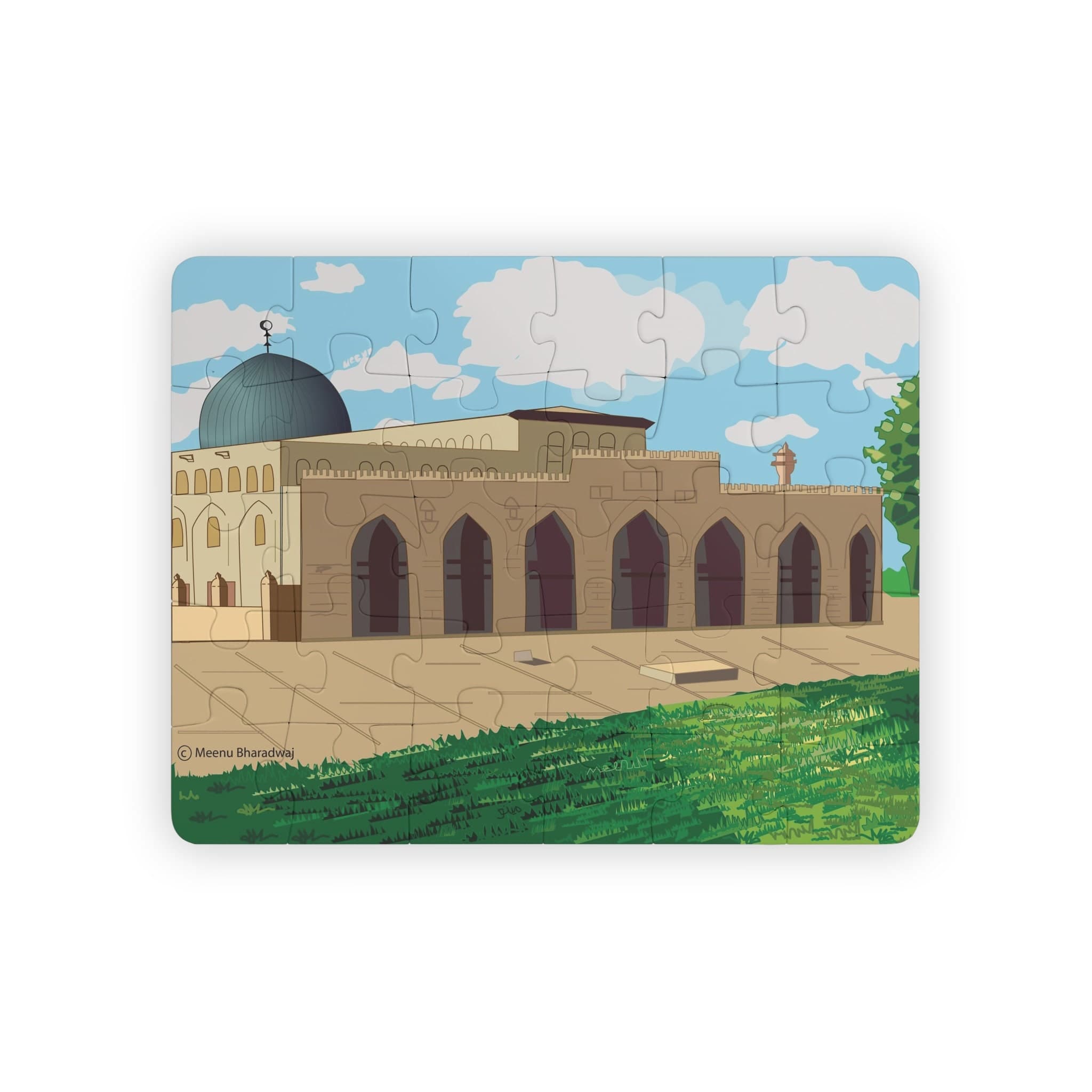 Children's puzzle aqsa jerusalem palestine quds ramdan gift ramadan mubarak kids activity toddler gift Eid Mubarak education Islamic gift - image 4