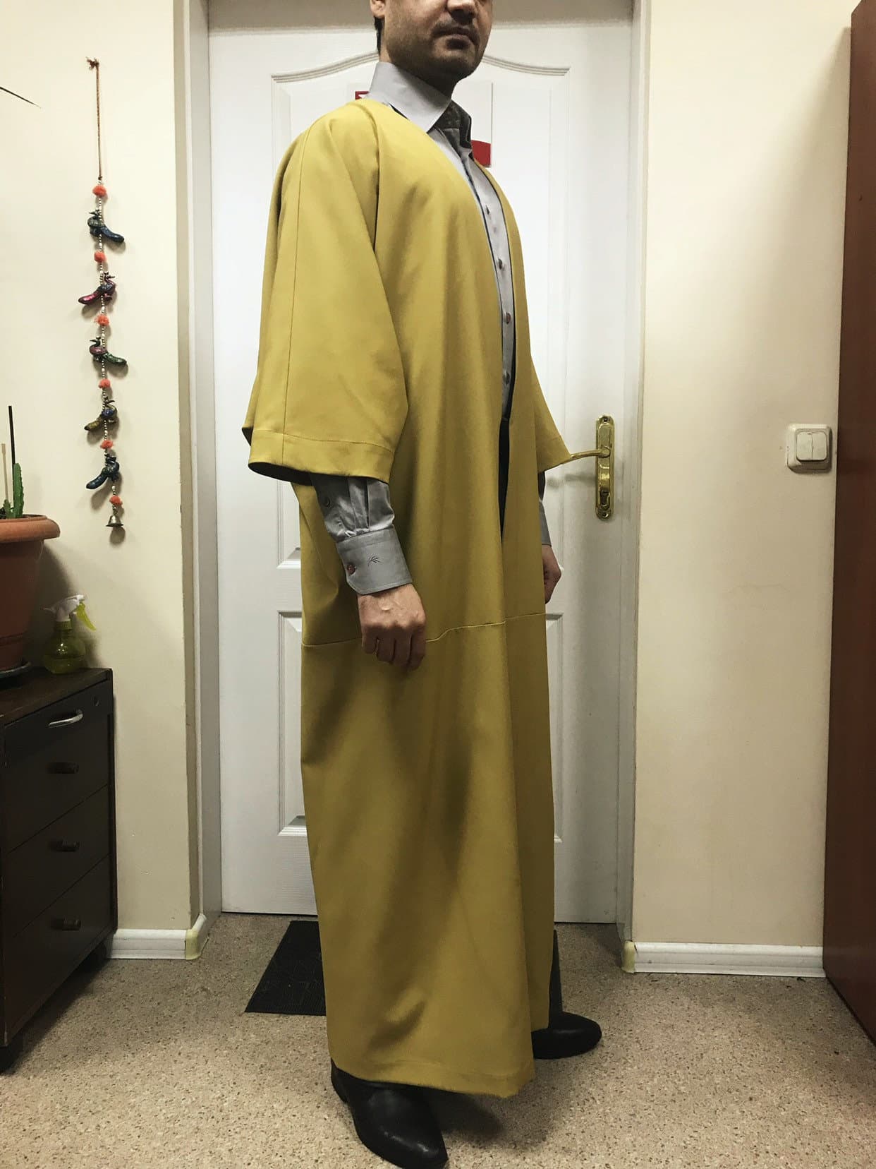 Men cloak coat , islamic men clothing, ritual cape - image 5
