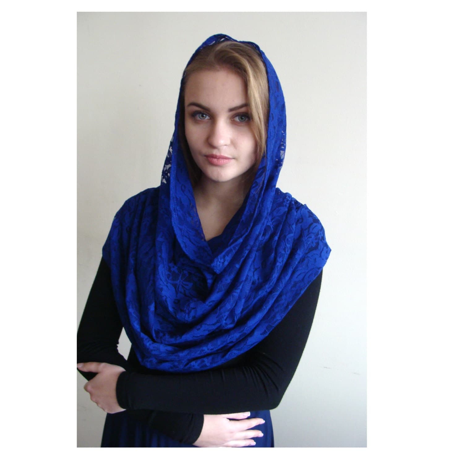 Dark beige infinity scarf