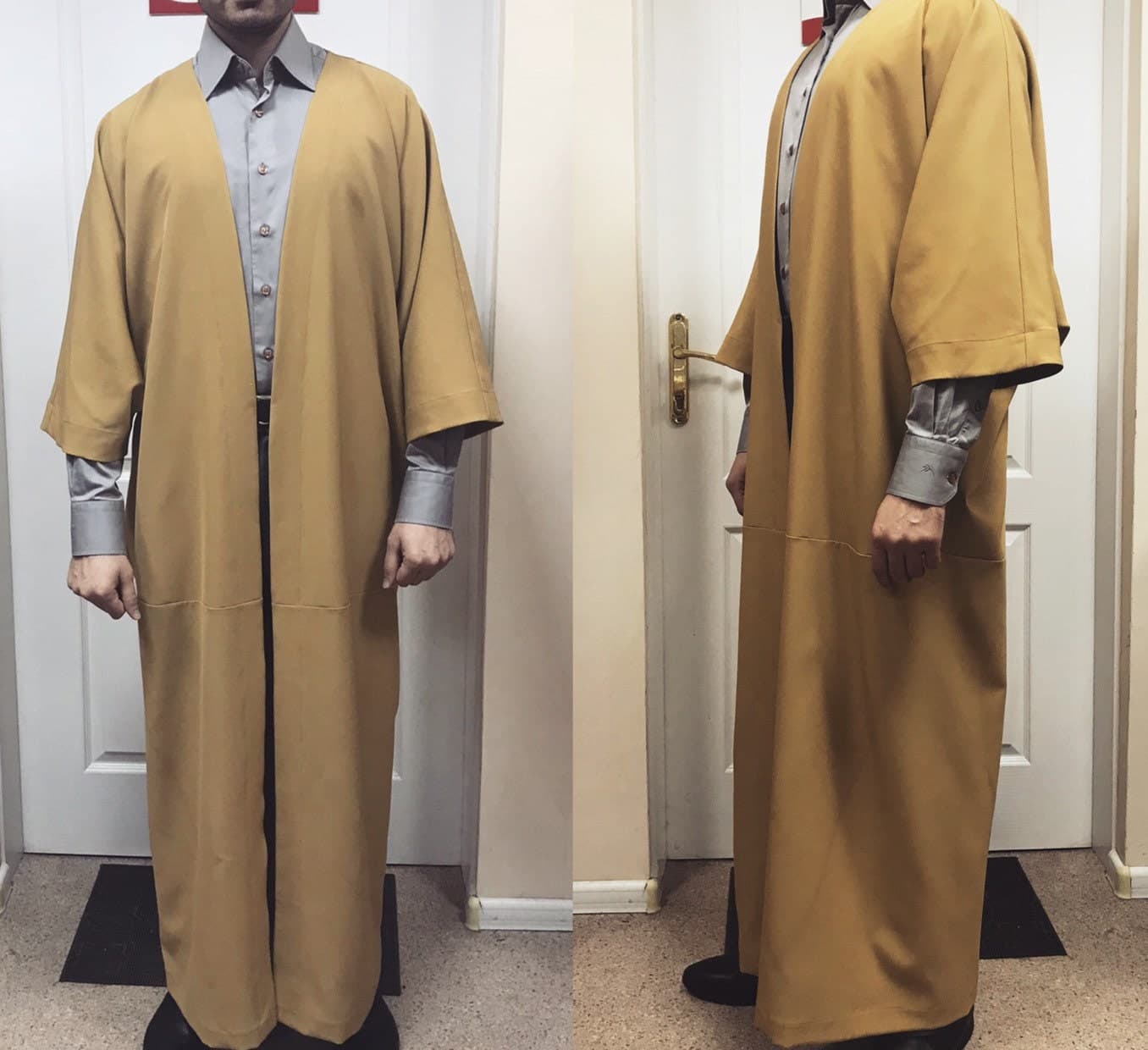 Men cloak coat , islamic men clothing, ritual cape - image 4