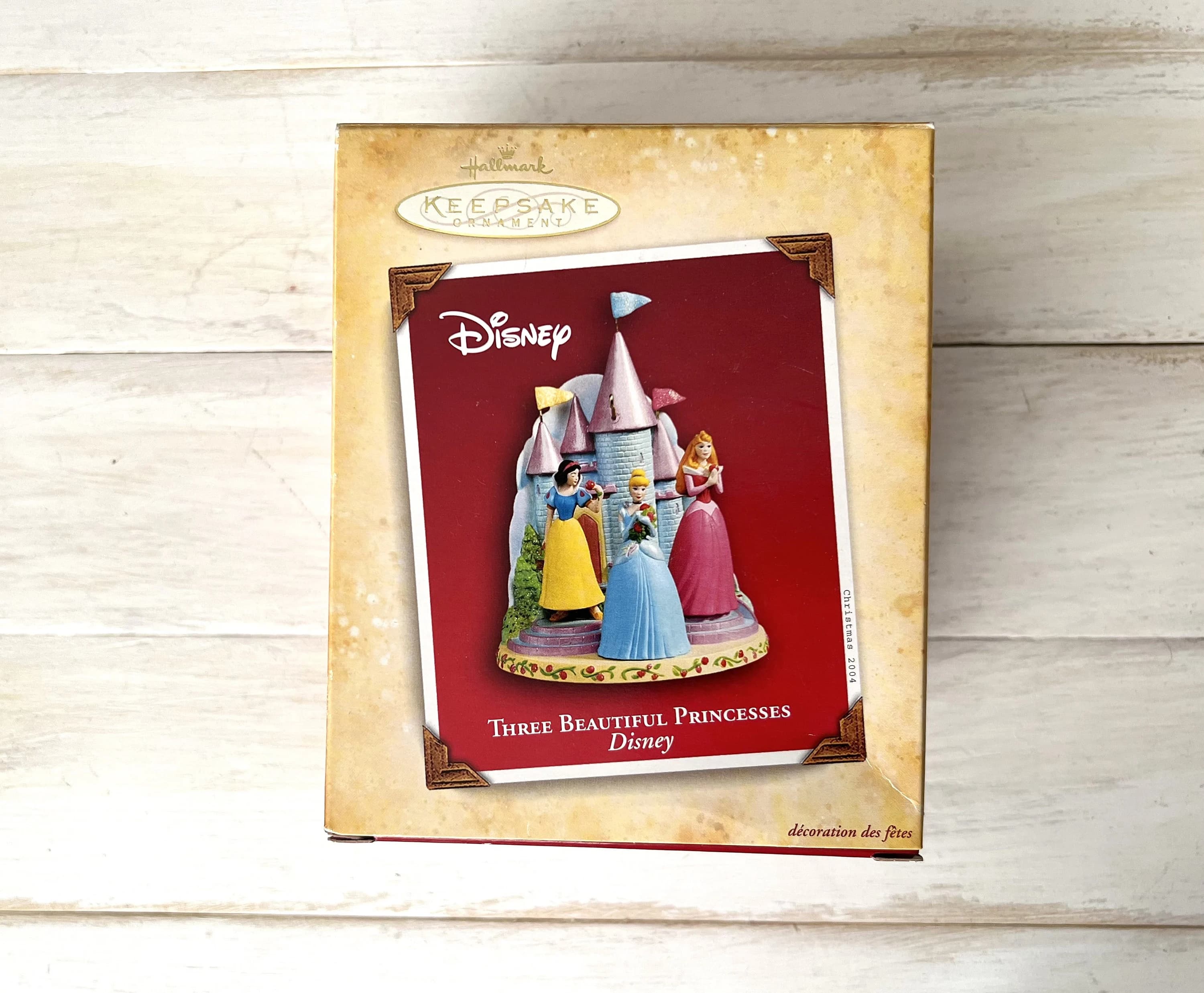 Three Beautiful Princesses Hallmark Ornament Disney Sleeping Beauty, Cinderella and Snow White