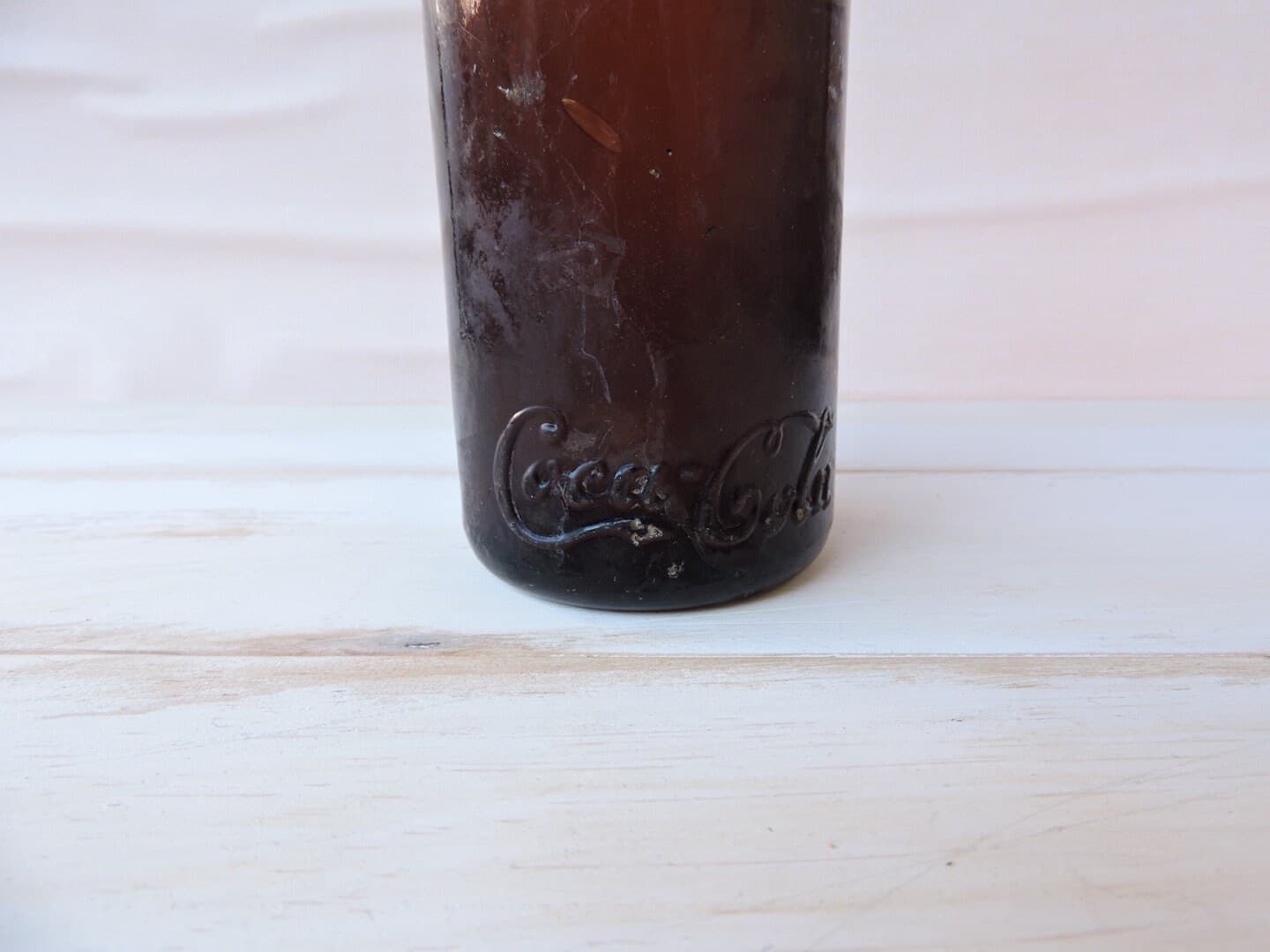 Rare -Vintage Straight Side Amber Coca Cola Bottle, 1900s Coca Cola Bottle, New York - image 5