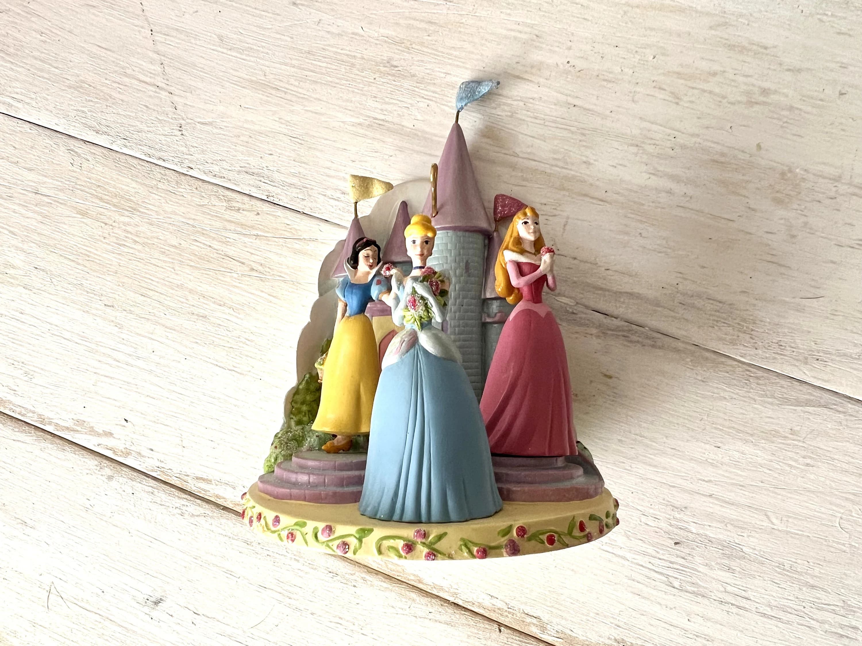 Three Beautiful Princesses Hallmark Ornament Disney Sleeping Beauty, Cinderella and Snow White - image 3