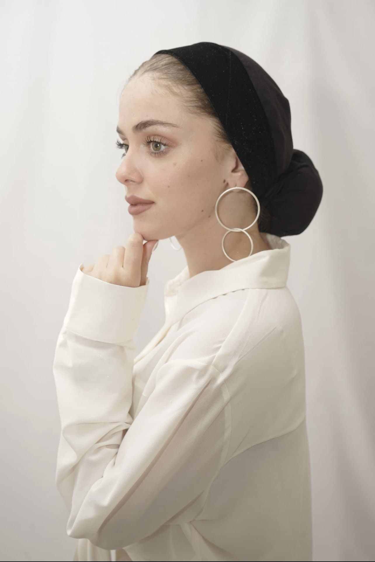 Boubou Bun Tichel Volumizer, Adjustable Volume, Non Slip Bobo Head Shaper, for Under Headwraps, Head Scarves, Hijab, Bandana, Turbans - image 3