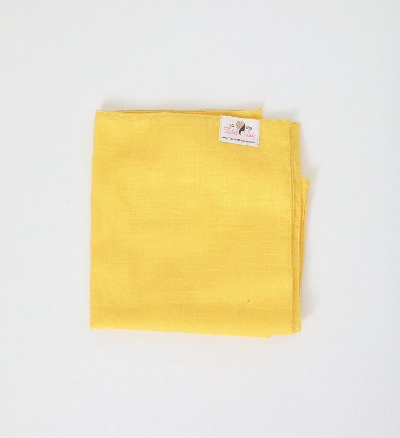 Cotton Square Head Scarf for Women, Sunshine Yellow, Bandana Head Covering, Light Weighted Tichel, Cancer Gift, Chemo Headwear Hair Kerchief - image 4