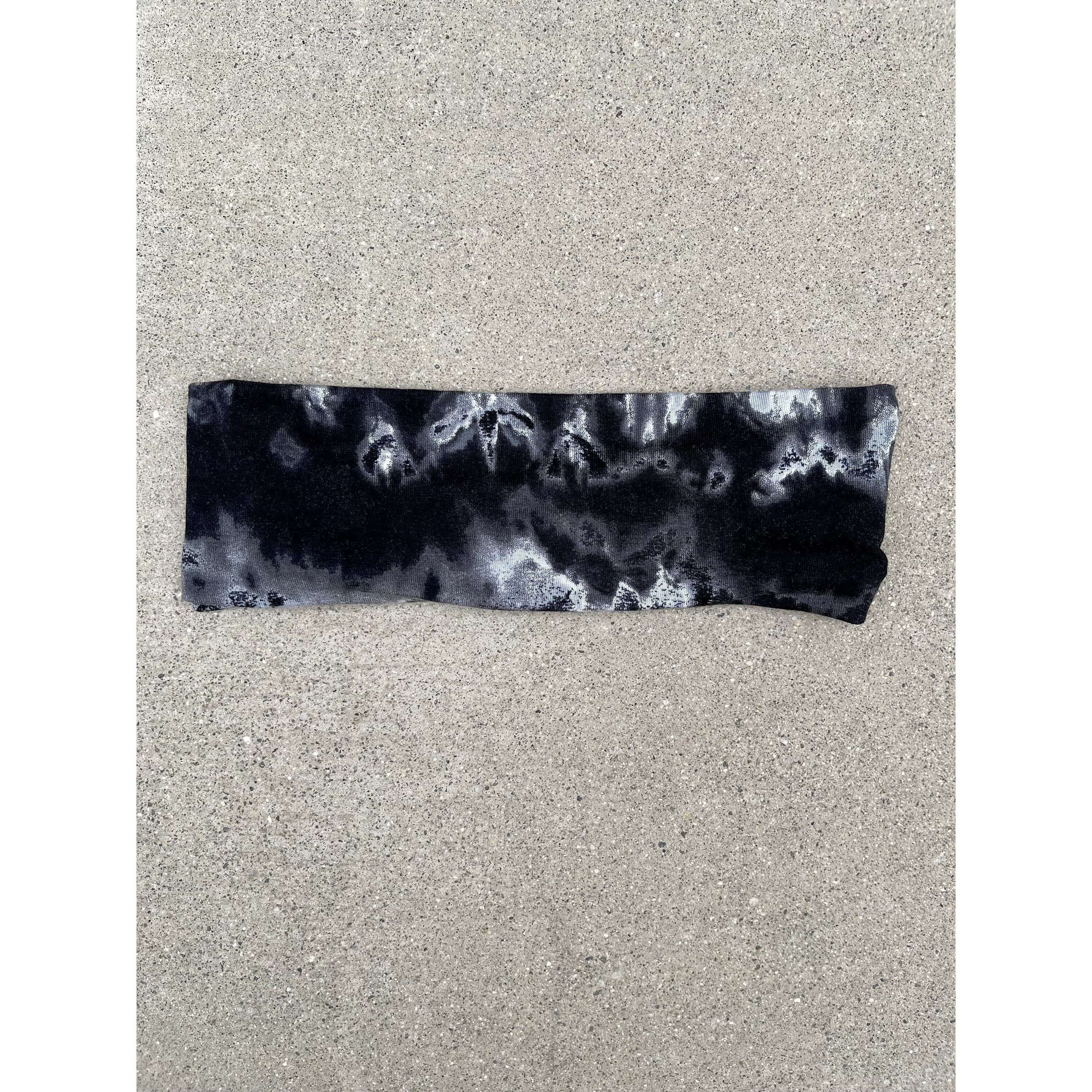 Headband for Women, Black Tie-Dye Print, Ladies Hair Band, Hair Accessory, Over Hair, Wig, Tichel, Fall, Turban Headband, Gift for Her - image 5