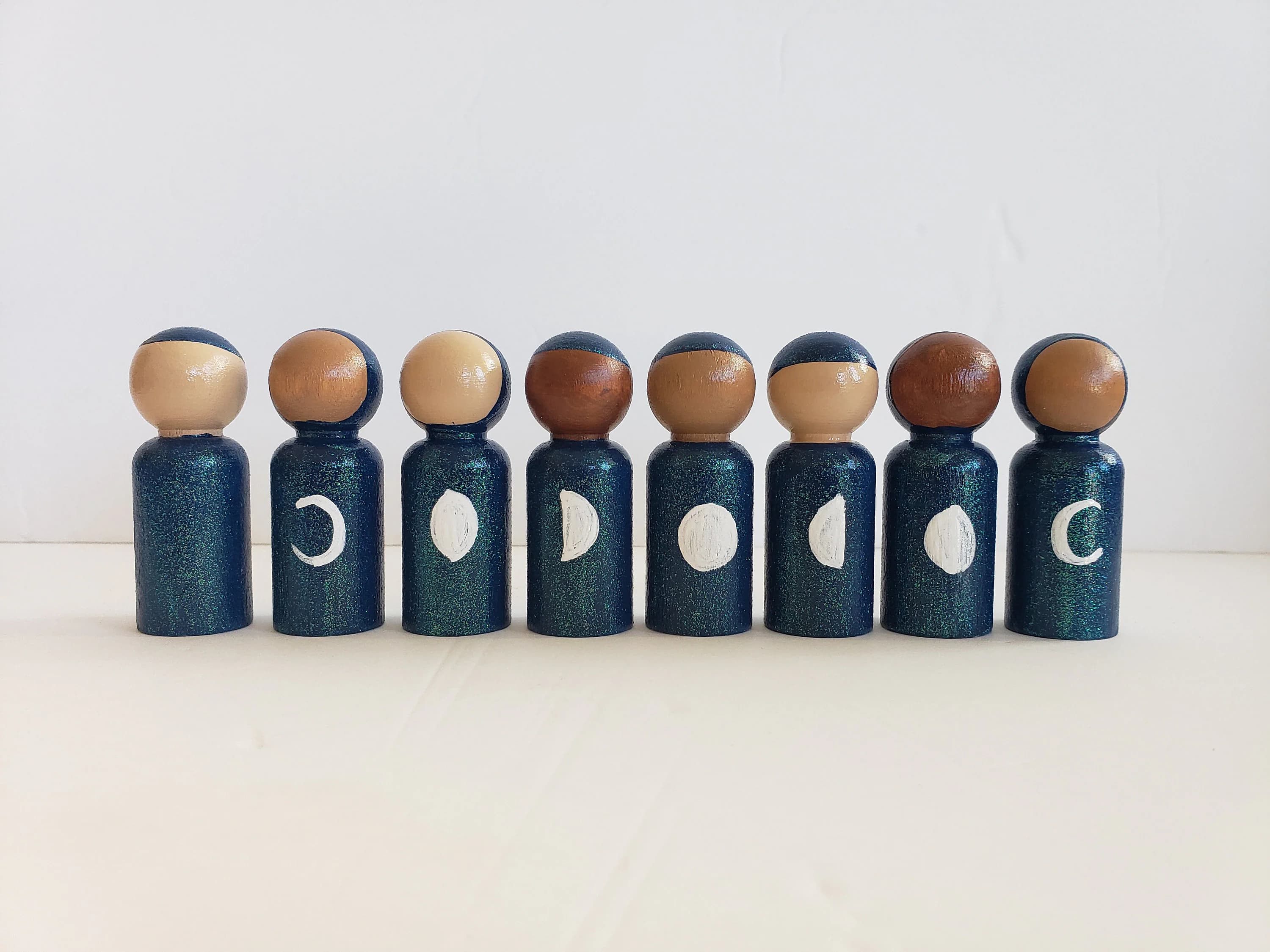 Ramadan Dolls/Phases of the Moon/Islamic/Eid/Lunar Month/Lunar Doll/Full Moon/Crescent Moon/Diverse Dolls/Montessori Waldorf