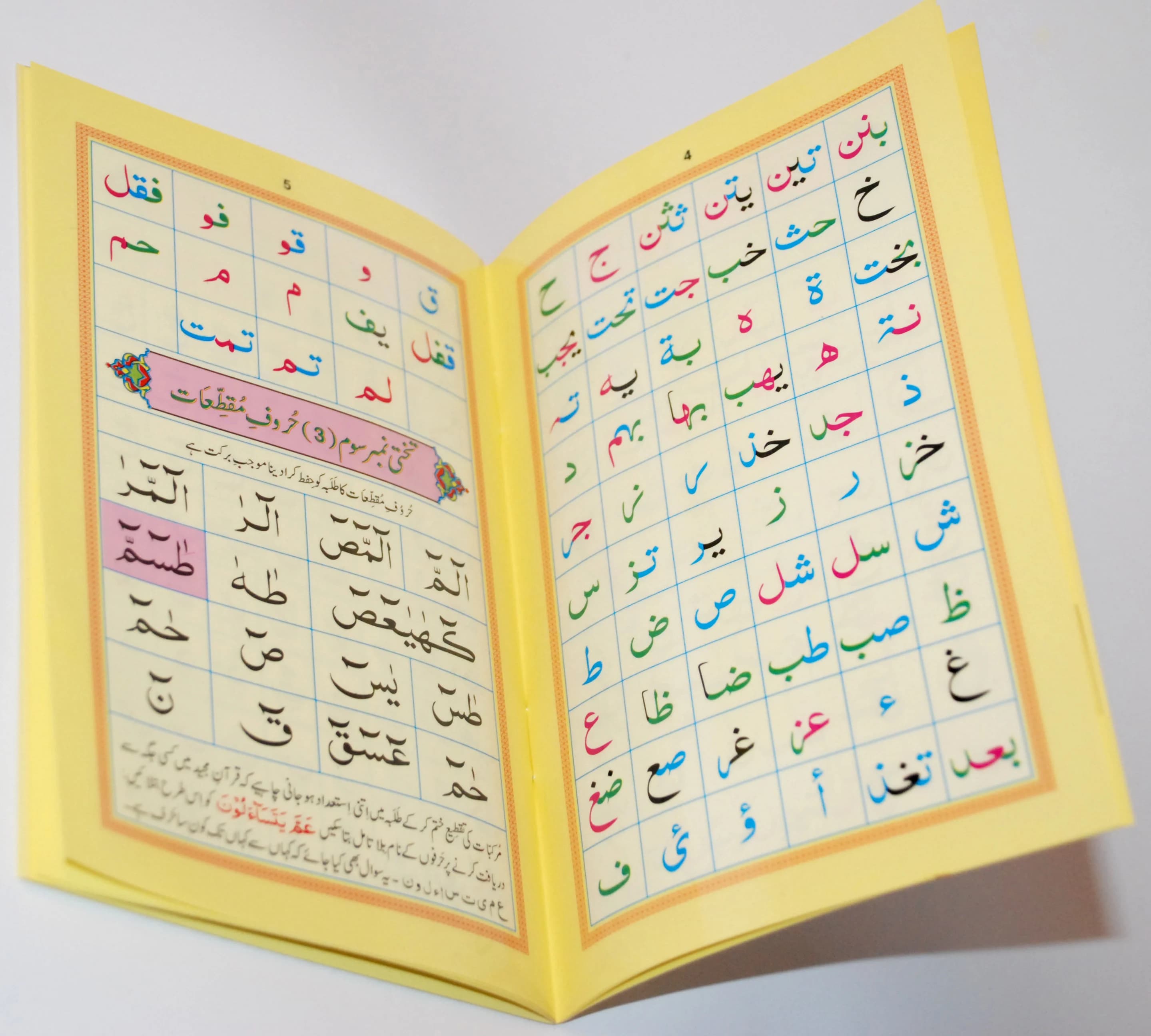 Noorani Qaida, Islamic Arabic Alphabet, Al Qaeda Noorania - Teaching Aid Gloss Laminated Book - New Edition 2023 - with English - image 5