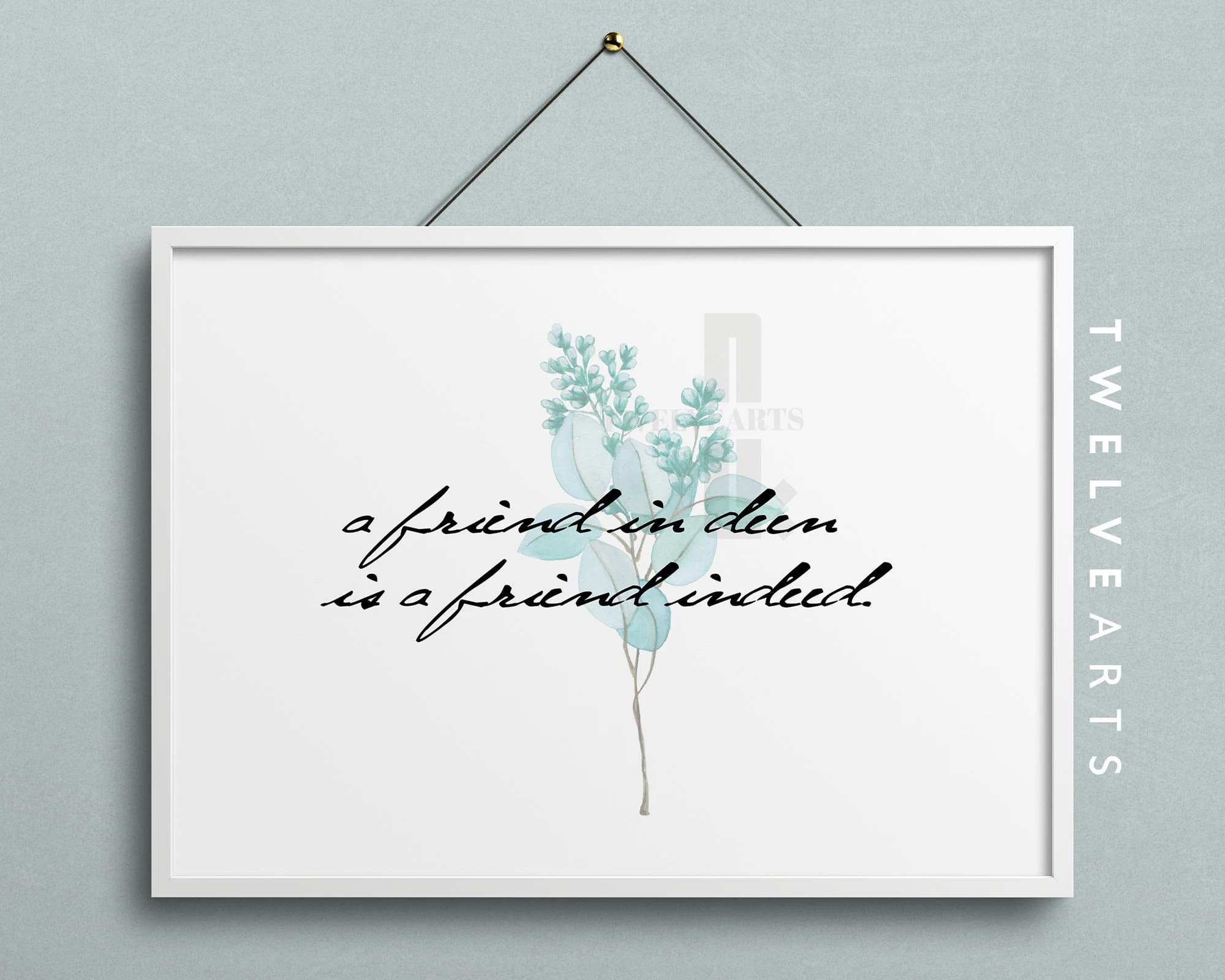 Friendship, Friends Islam, Beste Freundin, Islamische Wandbilder, Islam Poster, Muslim Decor, Islamic Wallart, Islamic Quotes - image 3