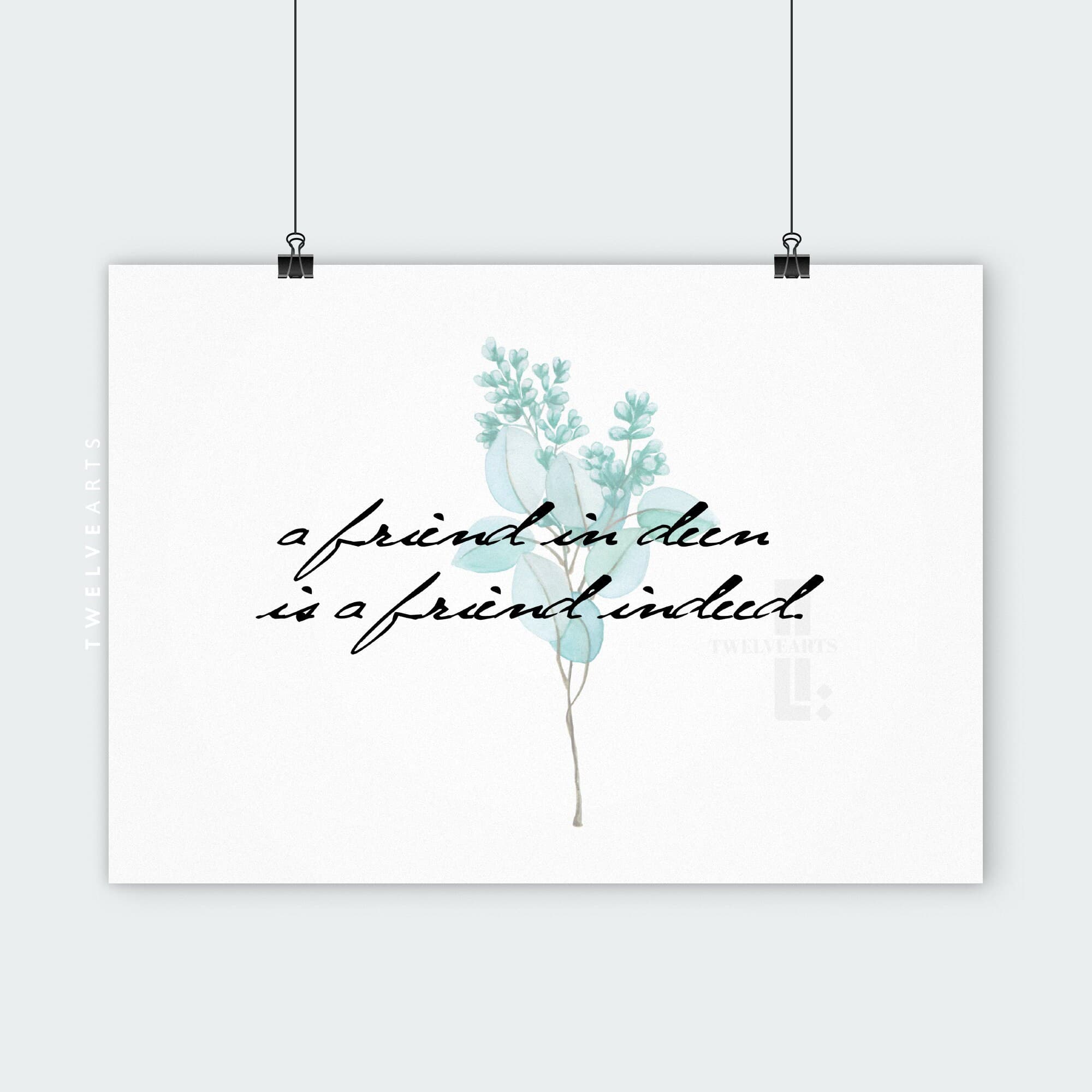 Friendship, Friends Islam, Beste Freundin, Islamische Wandbilder, Islam Poster, Muslim Decor, Islamic Wallart, Islamic Quotes - image 4