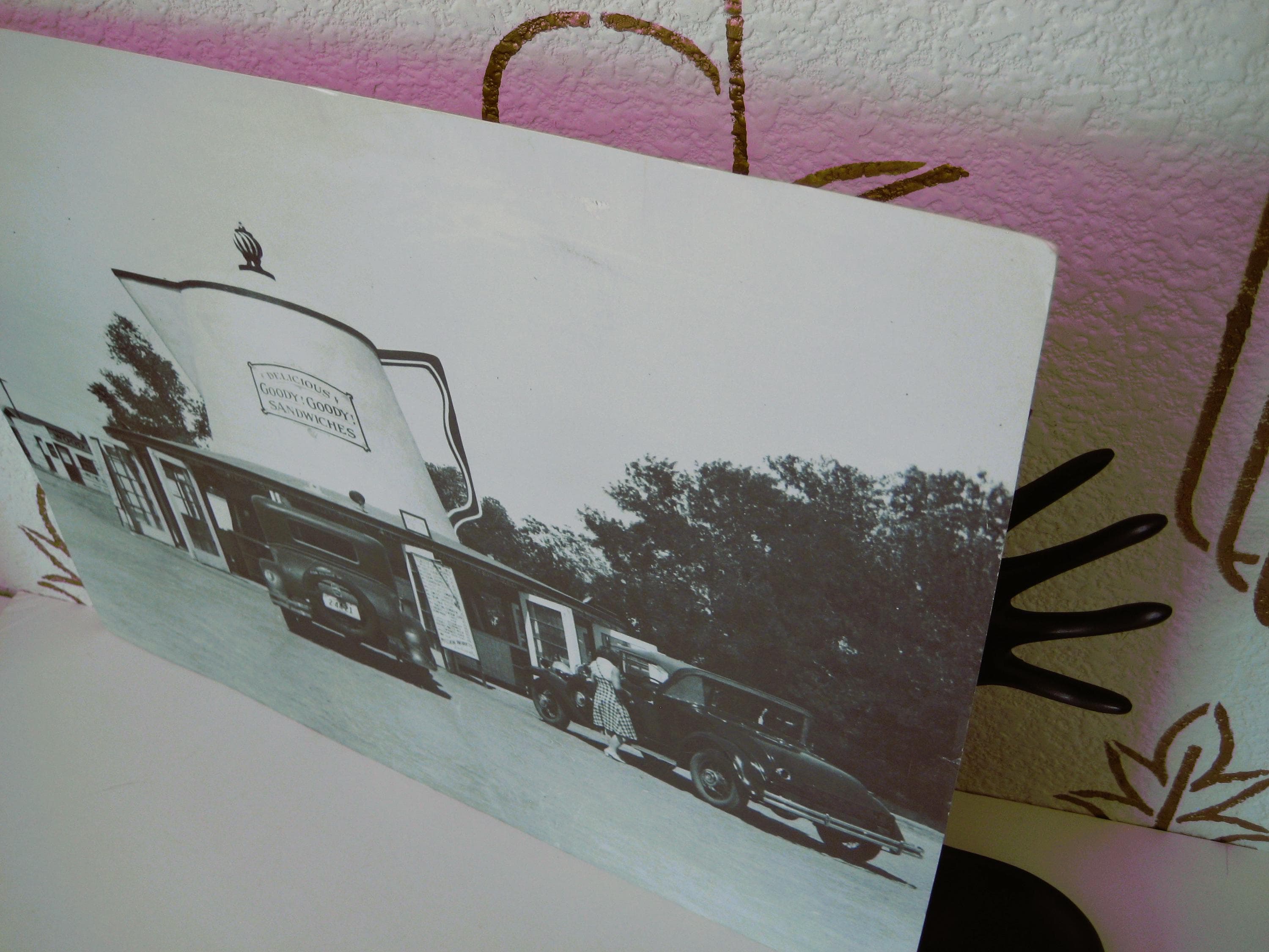 Vintage Roadside Diner Photo, Phoenix AZ, 1930s B&W Print - image 5