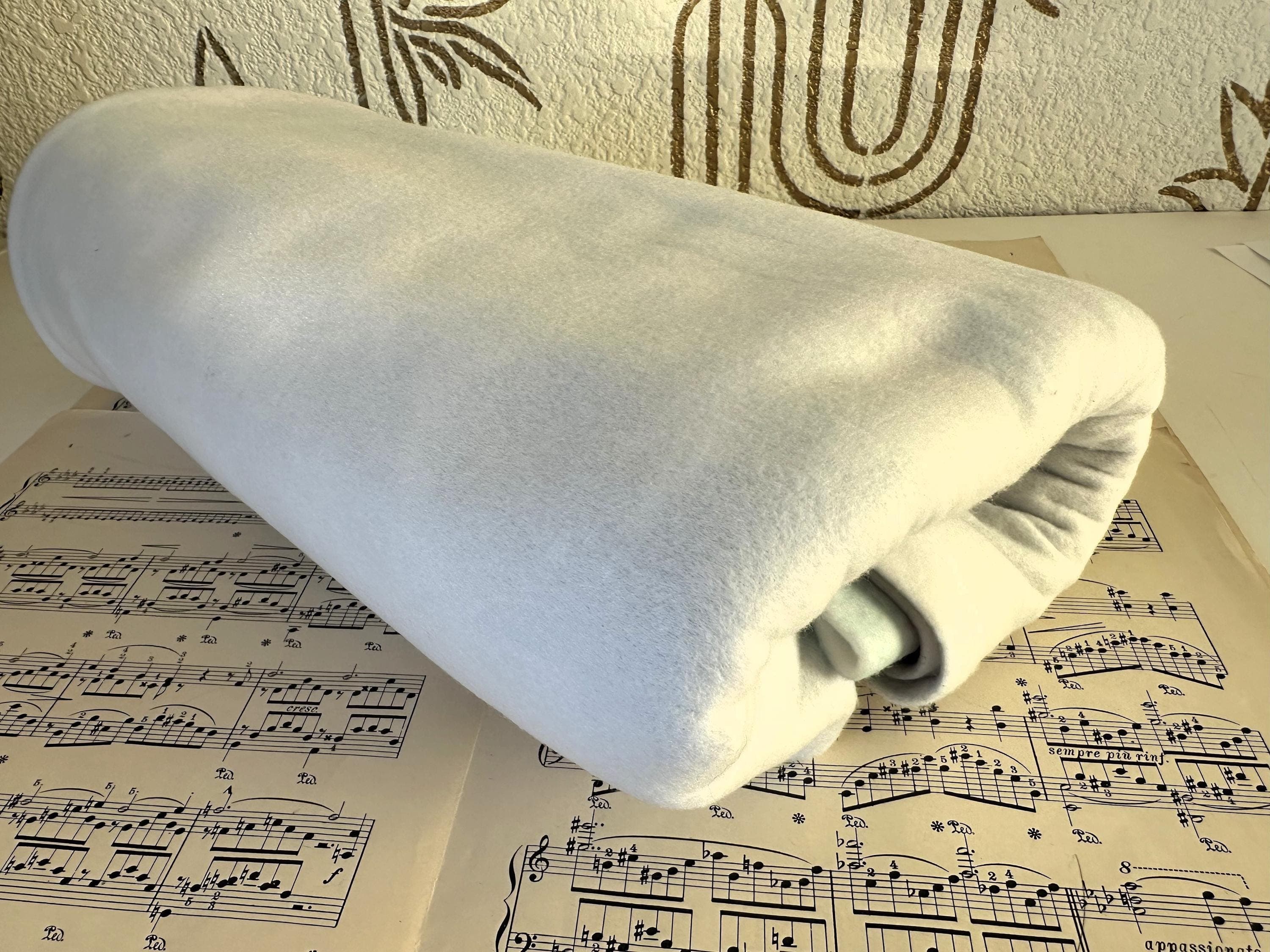 Vintage Sheet Music Fleece Blanket, 1920s Flapper Art Deco Graphic - image 4