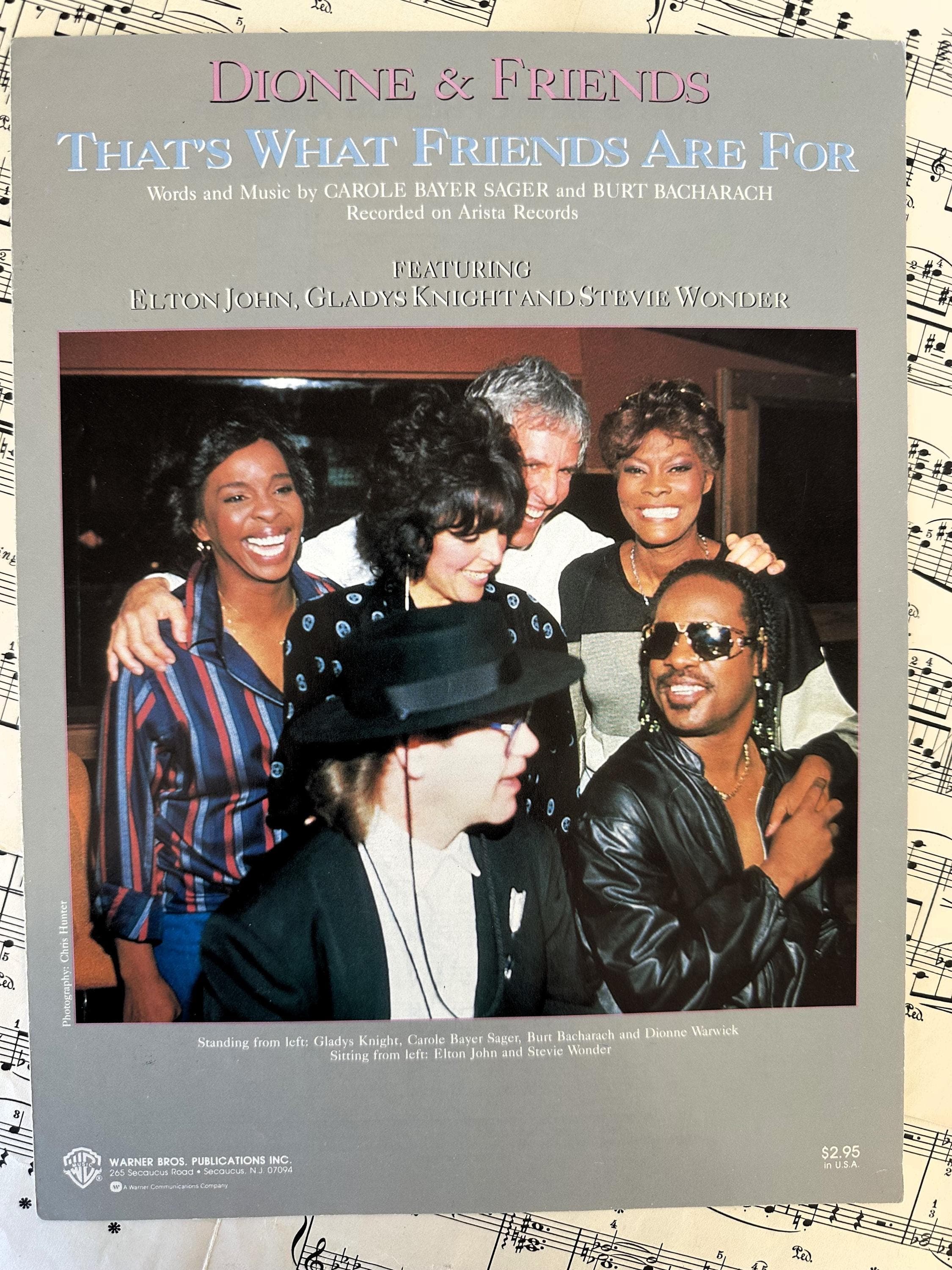Vintage Stevie Wonder & Dionne Warwick Sheet Music Bundle - image 4