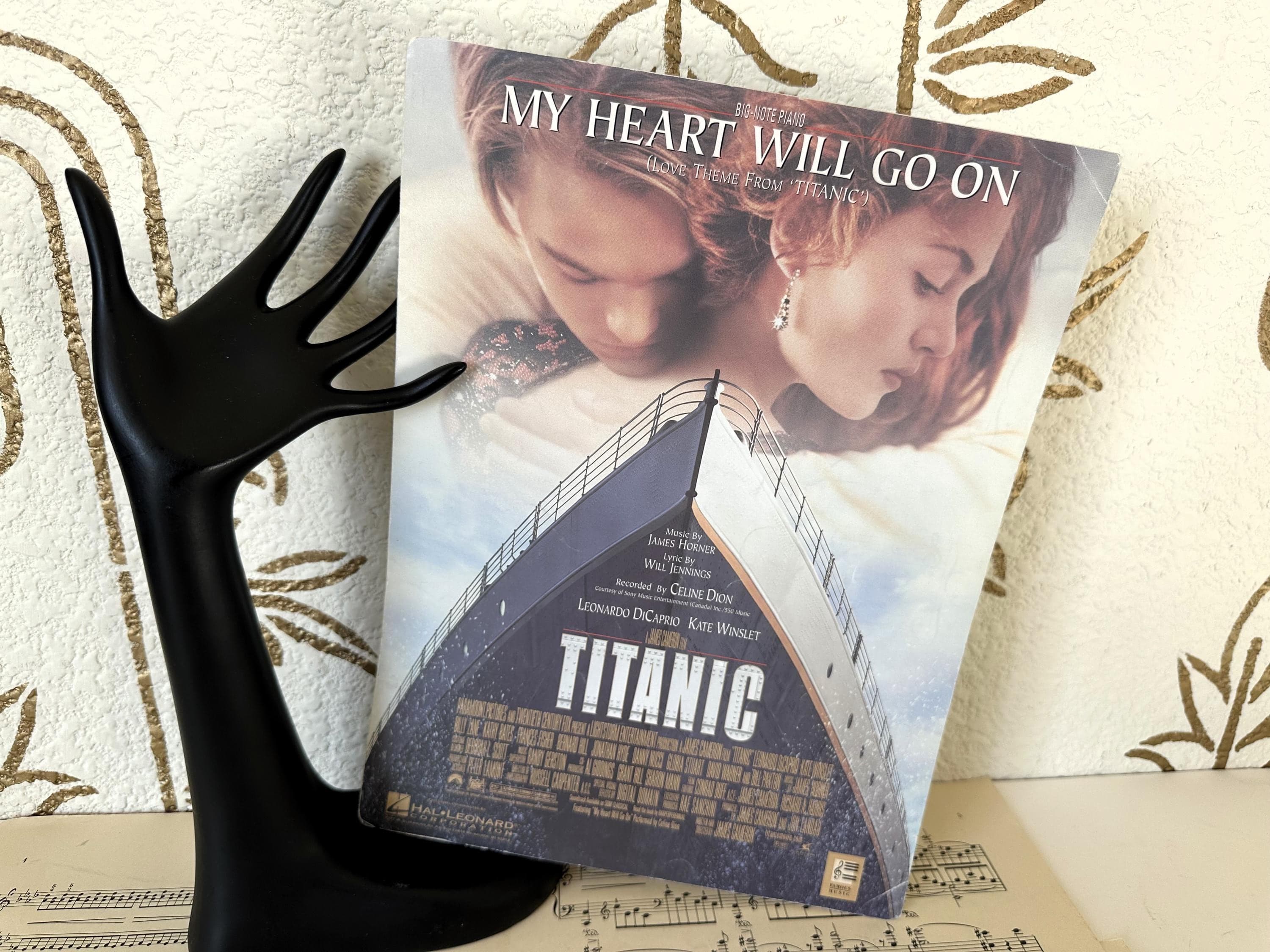 Vintage Sheet Music, “My Heart Will Go On,” 1997 Love Theme From “Titanic”