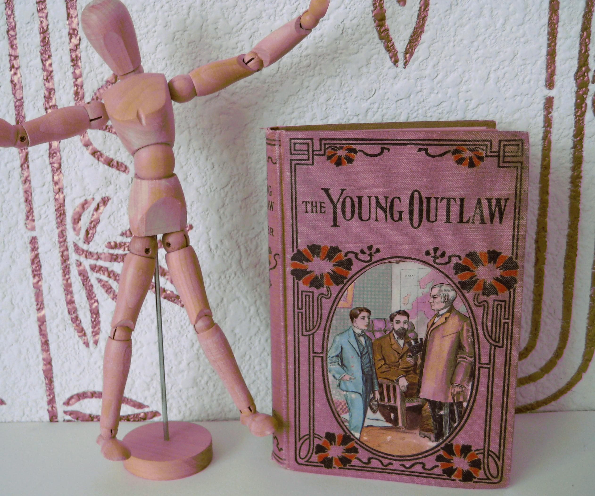 The Young Outlaw, 1875 Antique Hardcover Novel, Horatio Alger Jr.