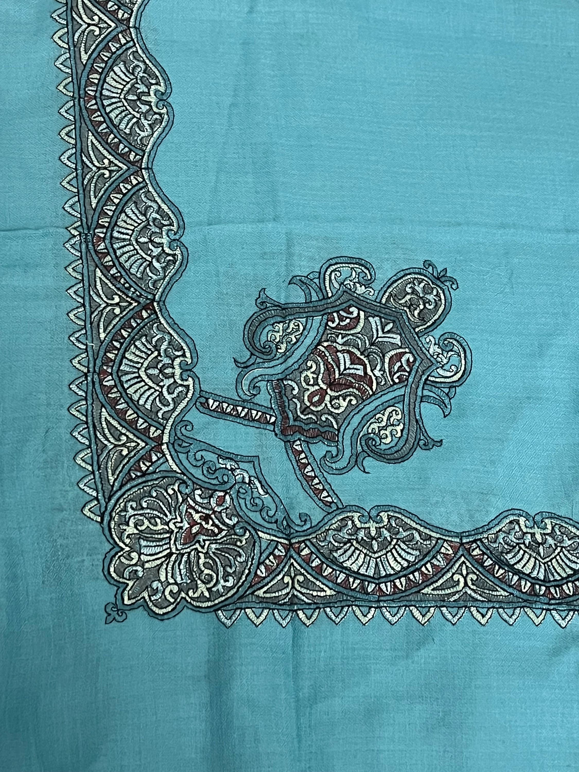 Omani Masar saudi Scarf Shawl Embroidery Dubai Arabian Ramadan Islamic Eid Prayer desert Bedouin shemagh women Biker trekking  Ch14 - image 3