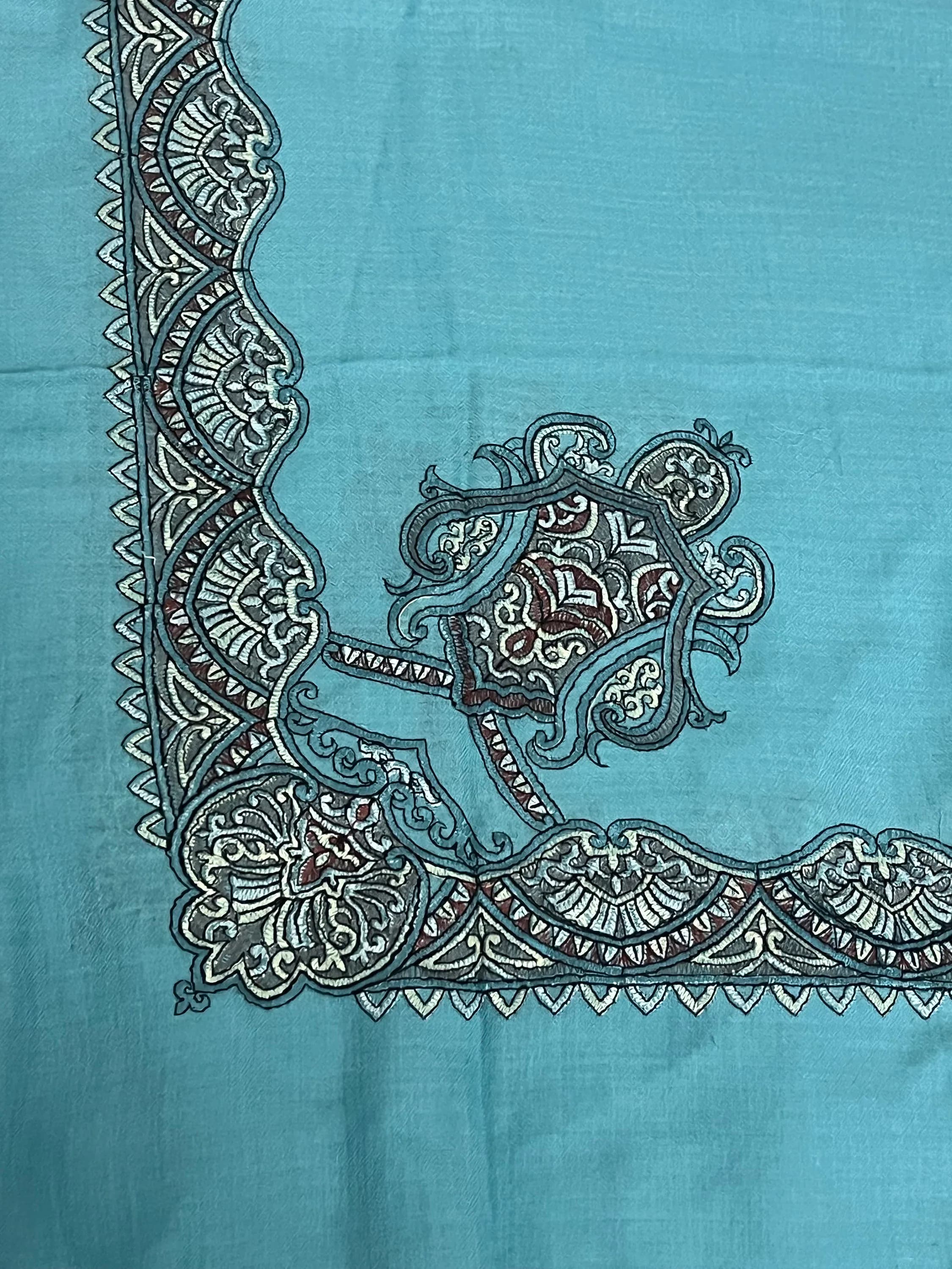 Omani Masar saudi Scarf Shawl Embroidery Dubai Arabian Ramadan Islamic Eid Prayer desert Bedouin shemagh women Biker trekking  Ch14
