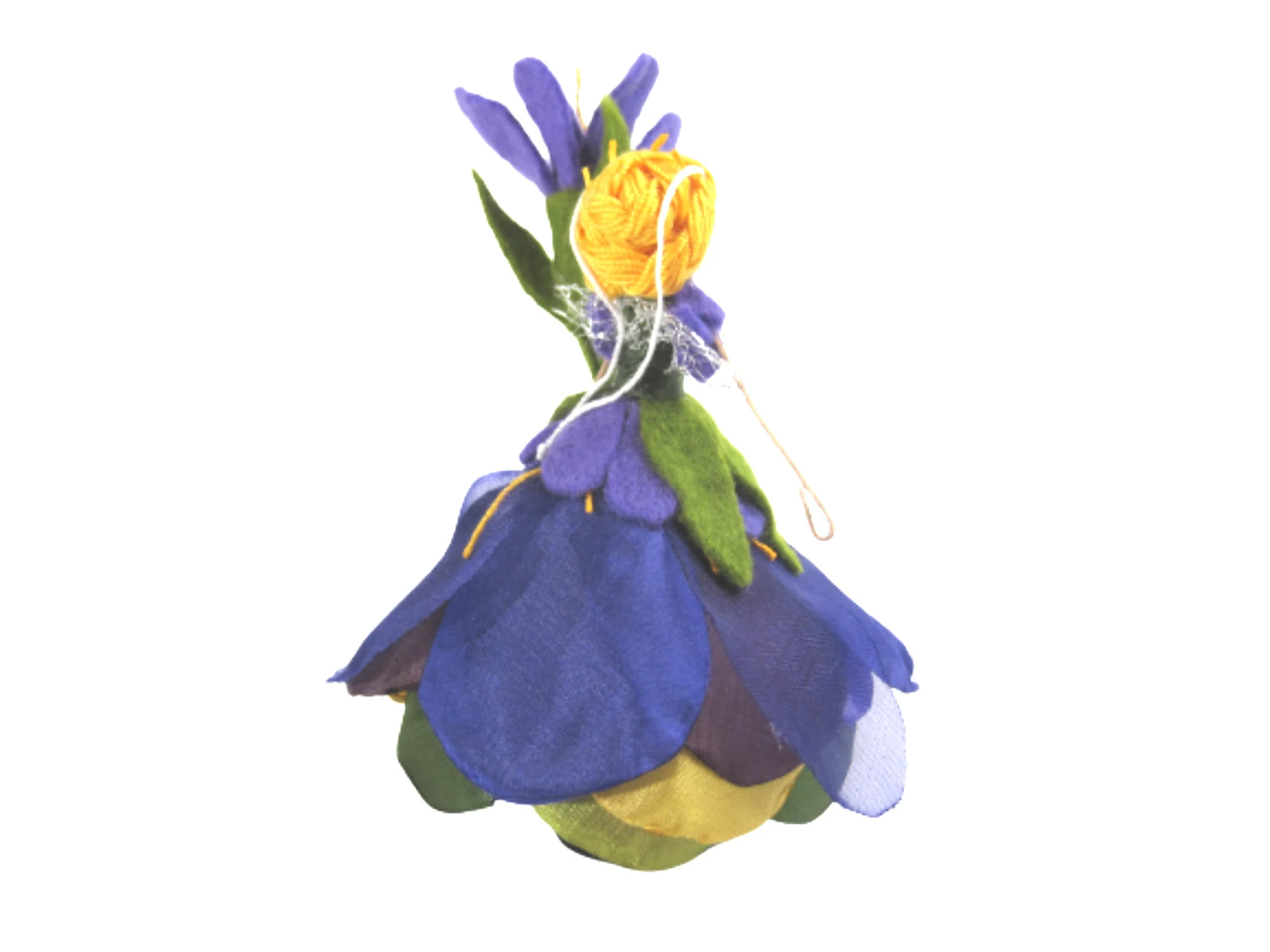 Crocus Flower Fairy Ornament, Springtime Fairy Decoration, Gifts for Gardeners - Spring - Birthdays - New Babies - Fairy Lovers - Friends - image 3