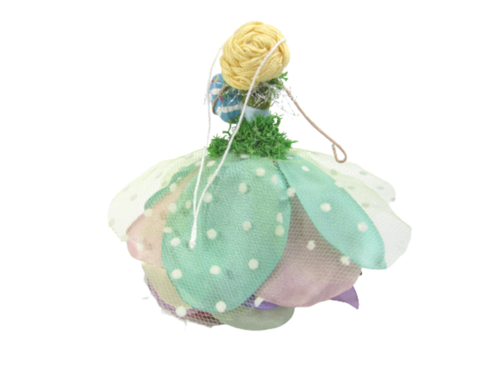 Easter Fairy Ornament, Mossy Easter Fairy Decoration, Gifts for Easter - Easter Baskets - Spring Decor - Girls - April - Fairy Lovers - image 3