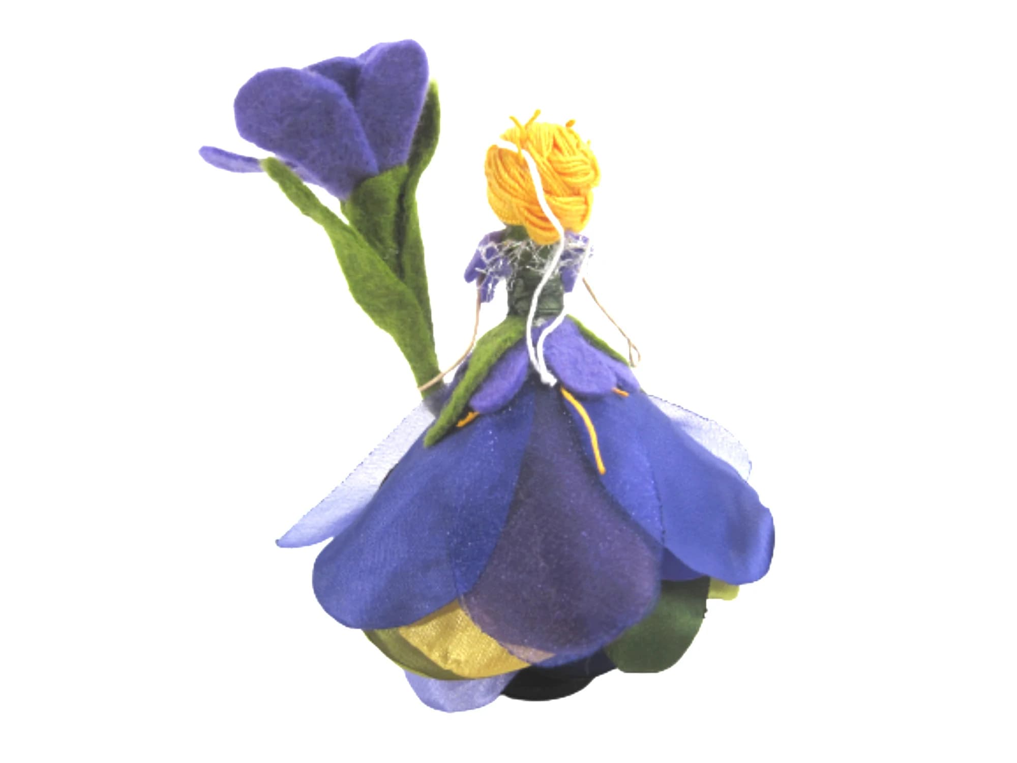 Crocus Flower Fairy Ornament, Springtime Fairy Decoration, Gifts for Gardeners - Spring - Birthdays - New Babies - Fairy Lovers - Friends - image 5