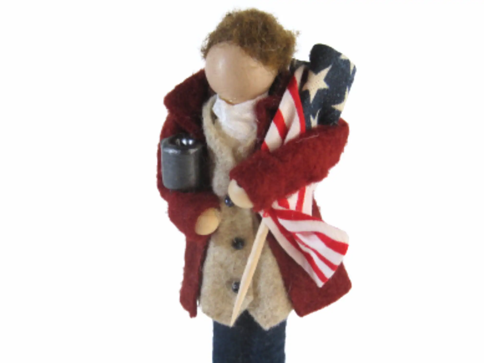 Samuel Adams Wooden Ornament, American History Figures, Historical Ornament, Gifts for Historians - Fourth of July - Independence Day - 1776