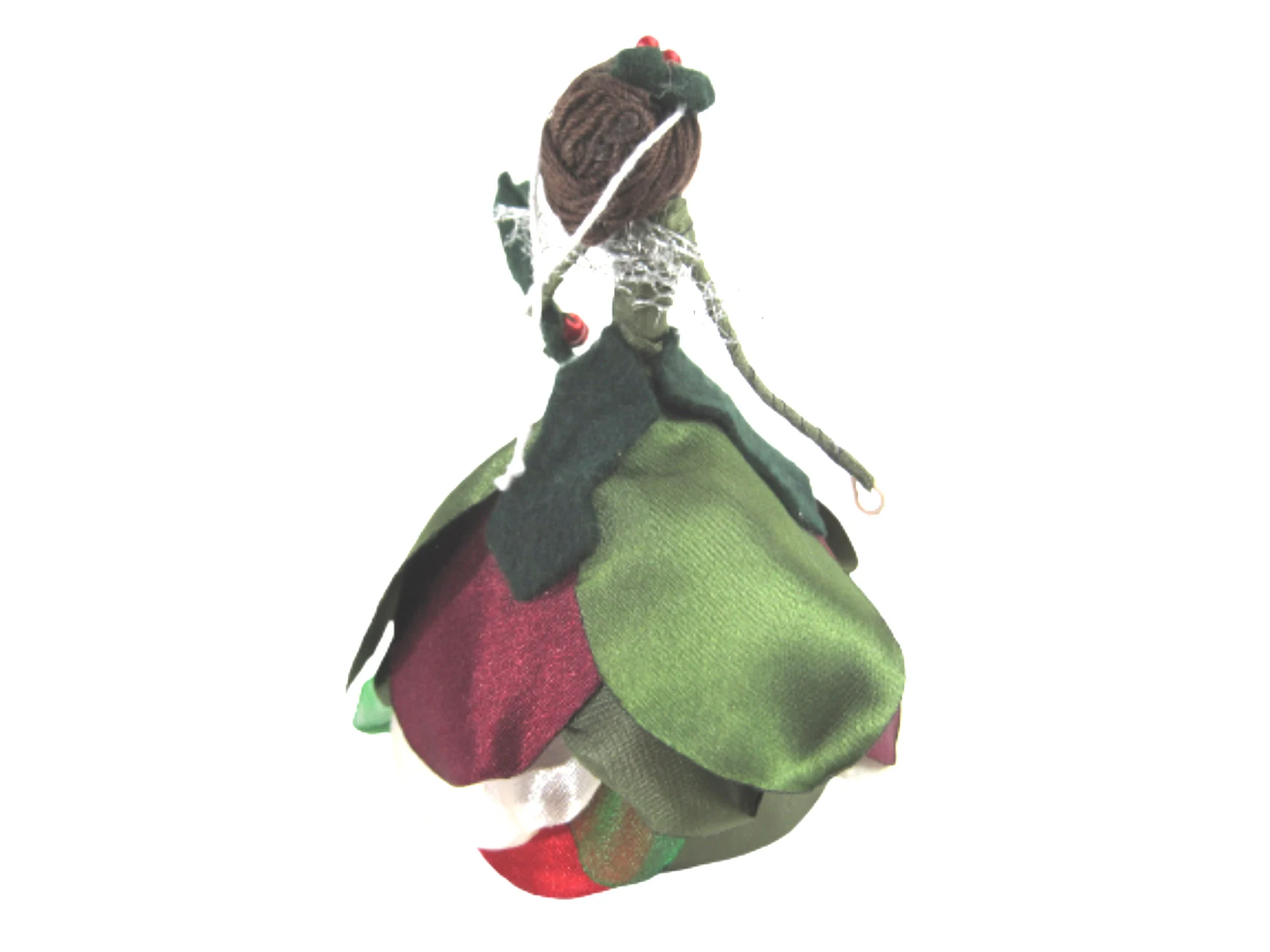 Christmas Holly Fairy Ornament, Festive Holiday Decor, Gifts for Winter Flower Lovers - Fairy Enthusiasts - Girls - Birthdays - Plant Lovers - image 3