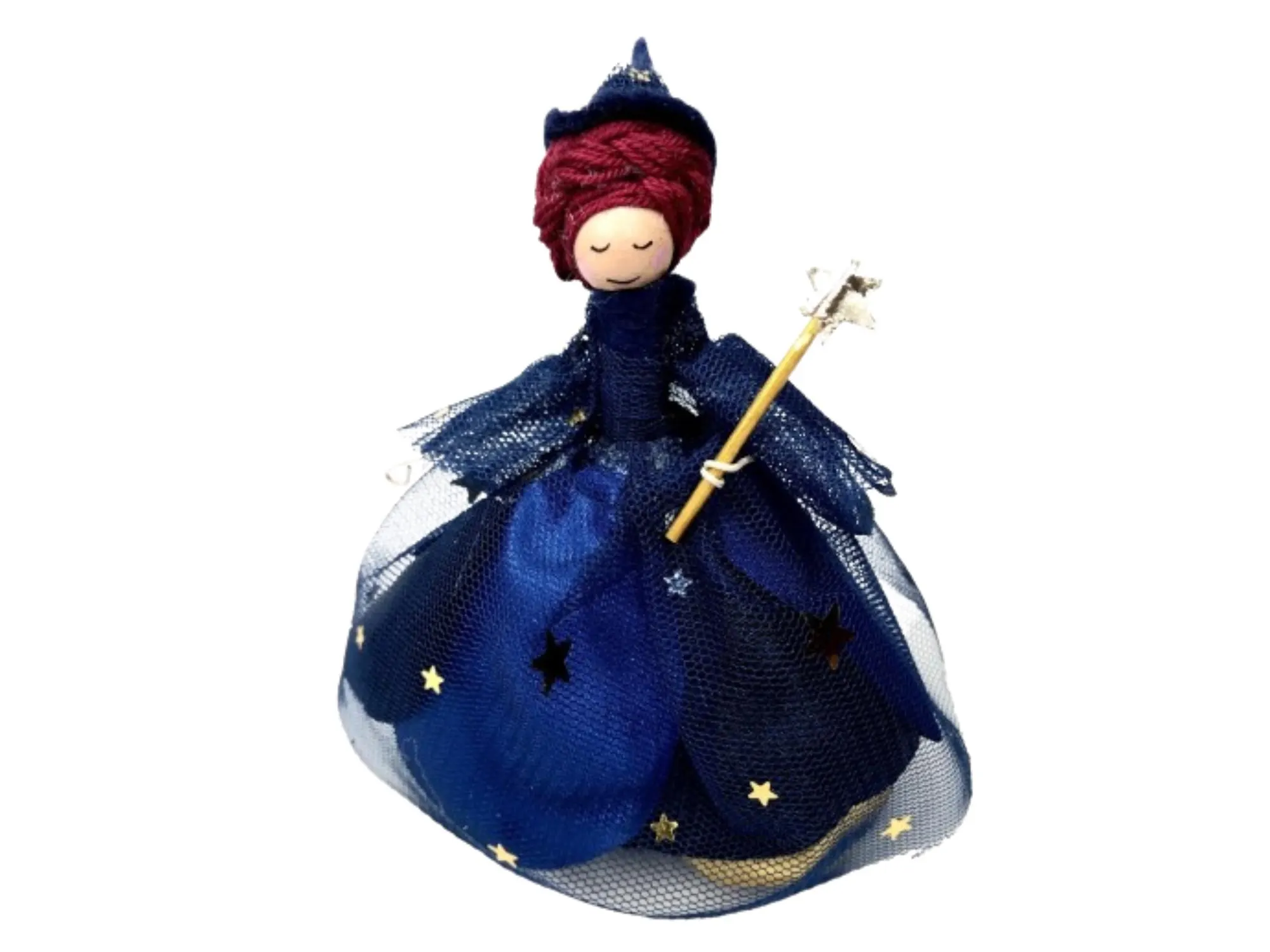 Midnight Witch Ornament, Night Sky and Stars, Halloween Ornaments and Decoration, Autumn Decor