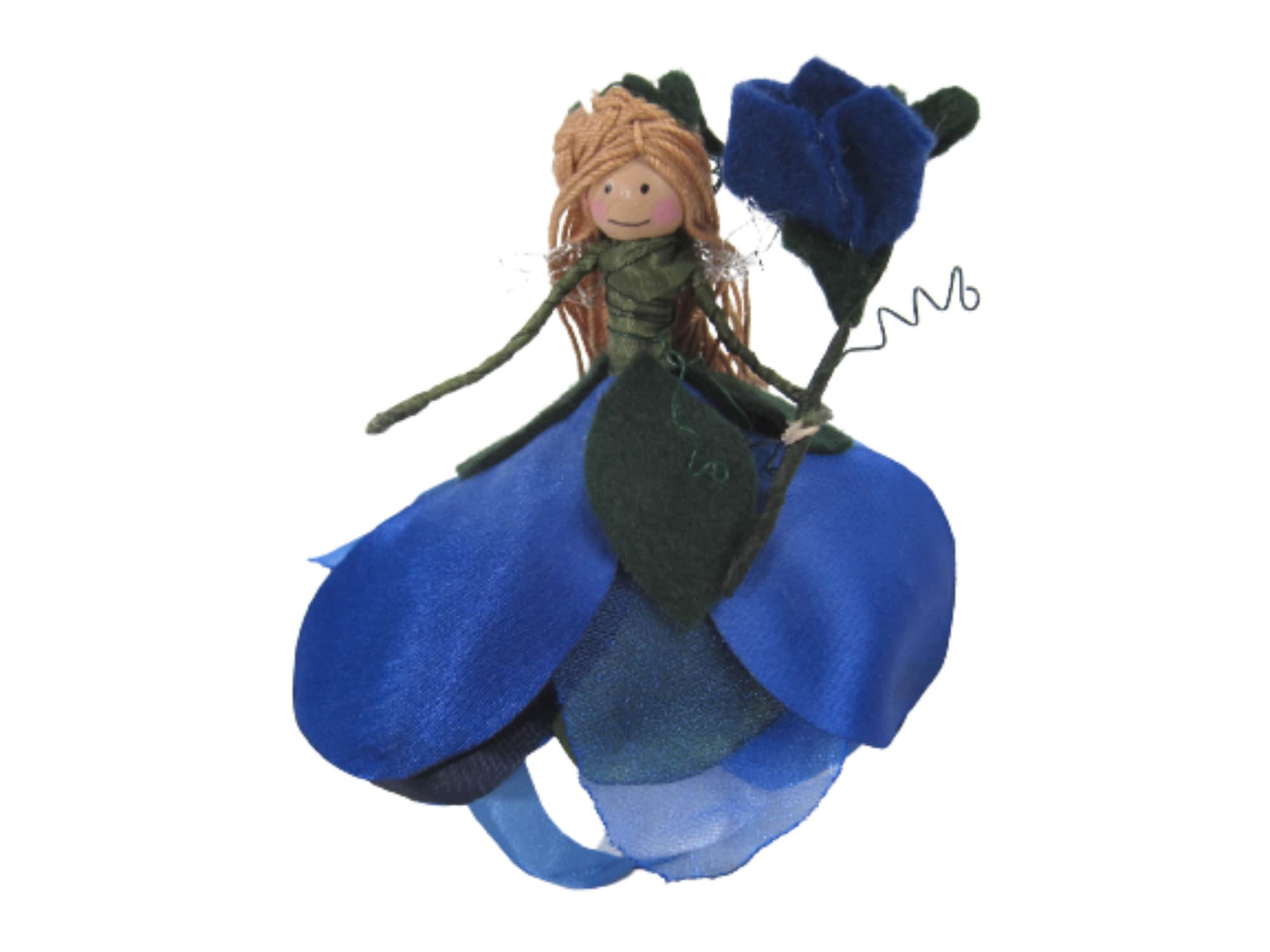 Morning Glory Flower Fairy Ornament, Summer Decoration, Gifts for Gardeners - Plant Lovers - Nurseries - Baby Showers - Birthdays - Girls