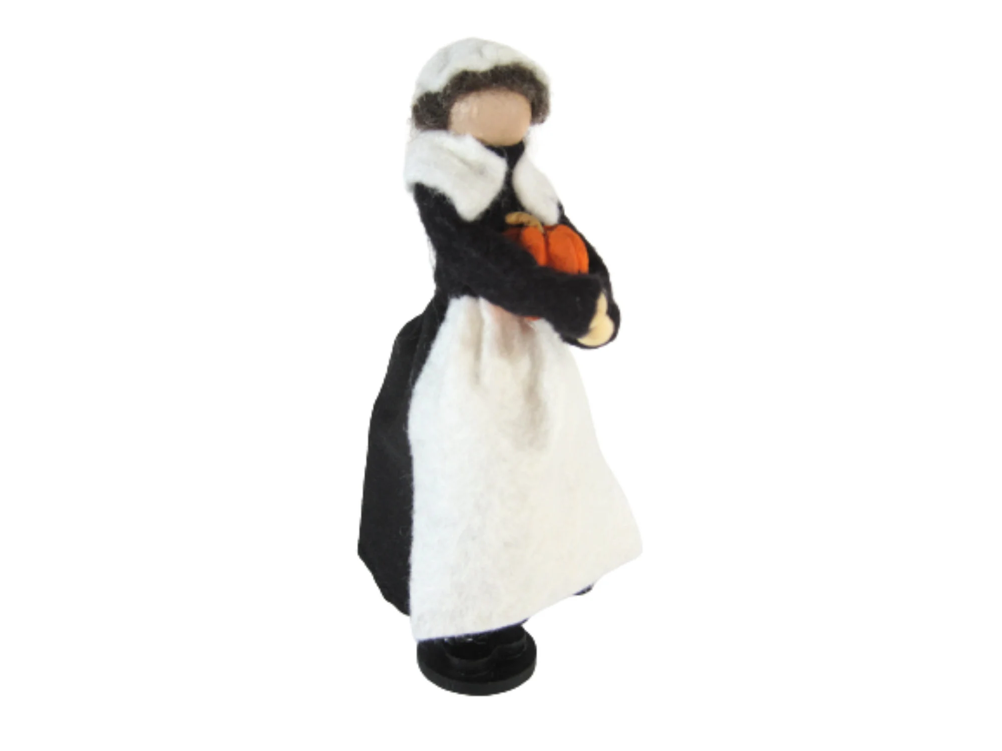 Pilgrim Woman Wooden Ornament, Thanksgiving Decor, Autumn/Seasonal Decor, Thanksgiving Gift, Colonial Mayflower, Massachusetts Bay Colony