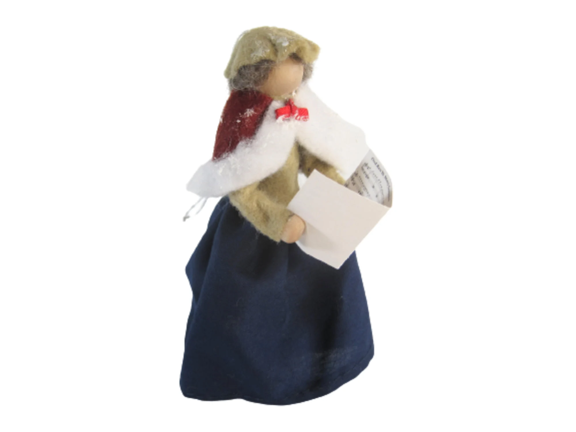 Christmas Carolers Wooden Ornaments, Caroler, Seasonal Decorations, Gifts for Stockings - Ornament Exchange - Tree Trimming - image 5