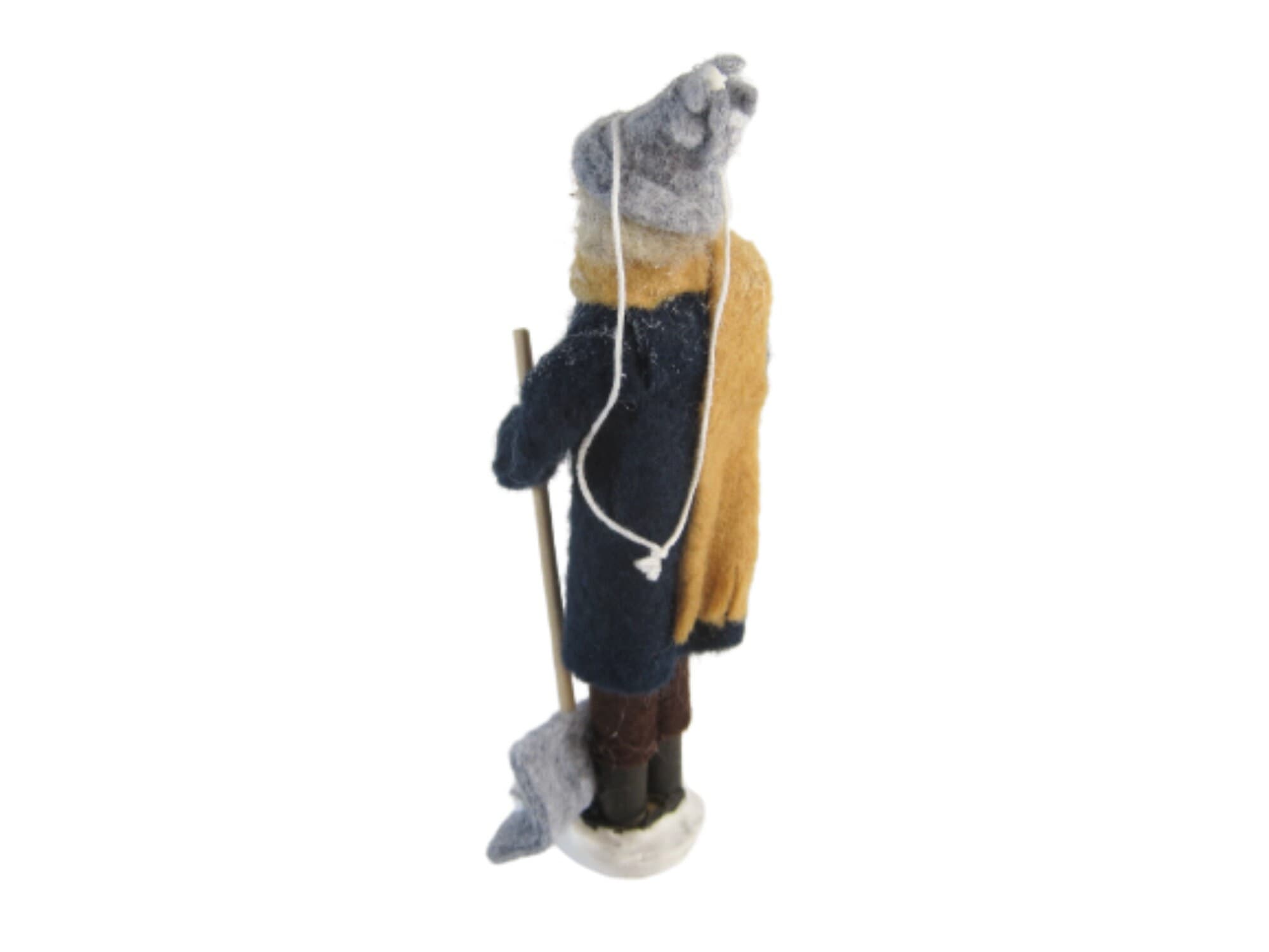 Snow Shoveler Boy Wooden Ornaments, Winter Decorations, Snow Shovels, Gifts for Winter - Stocking Stuffers - Christmas - Winter - image 2