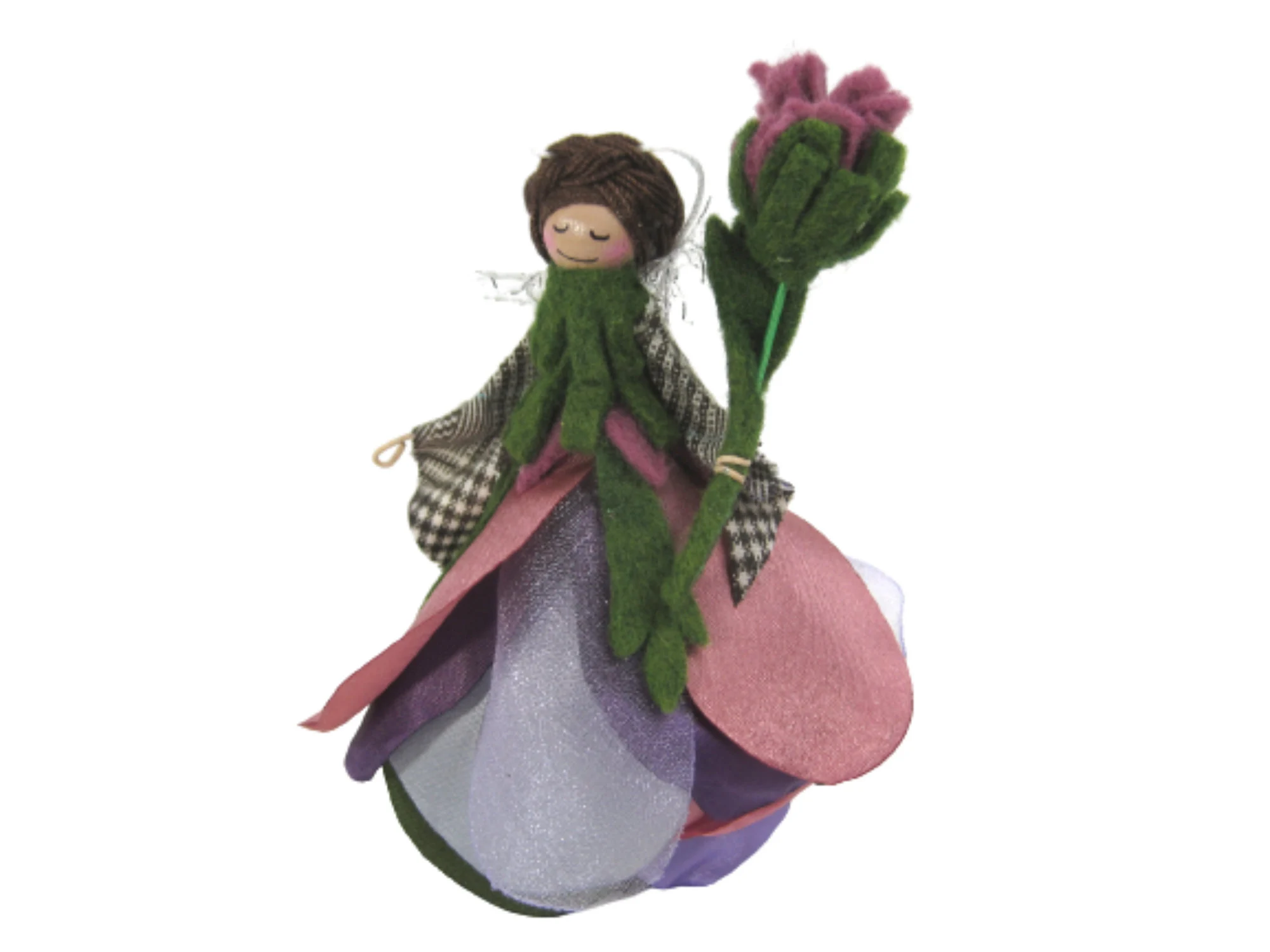 Scottish Thistle Flower Fairy Ornament, Celtic Fairy Decoration, Gift for Gardeners - Fairy Lovers - Girls - image 4