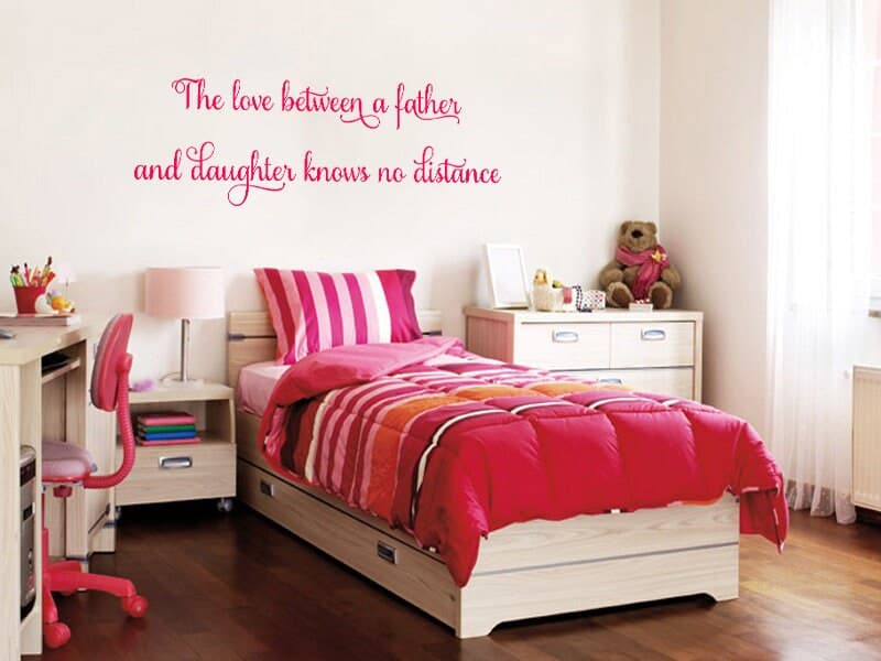 Father Daughter Love Quote Wall Decal: Family Home Decor - image 5