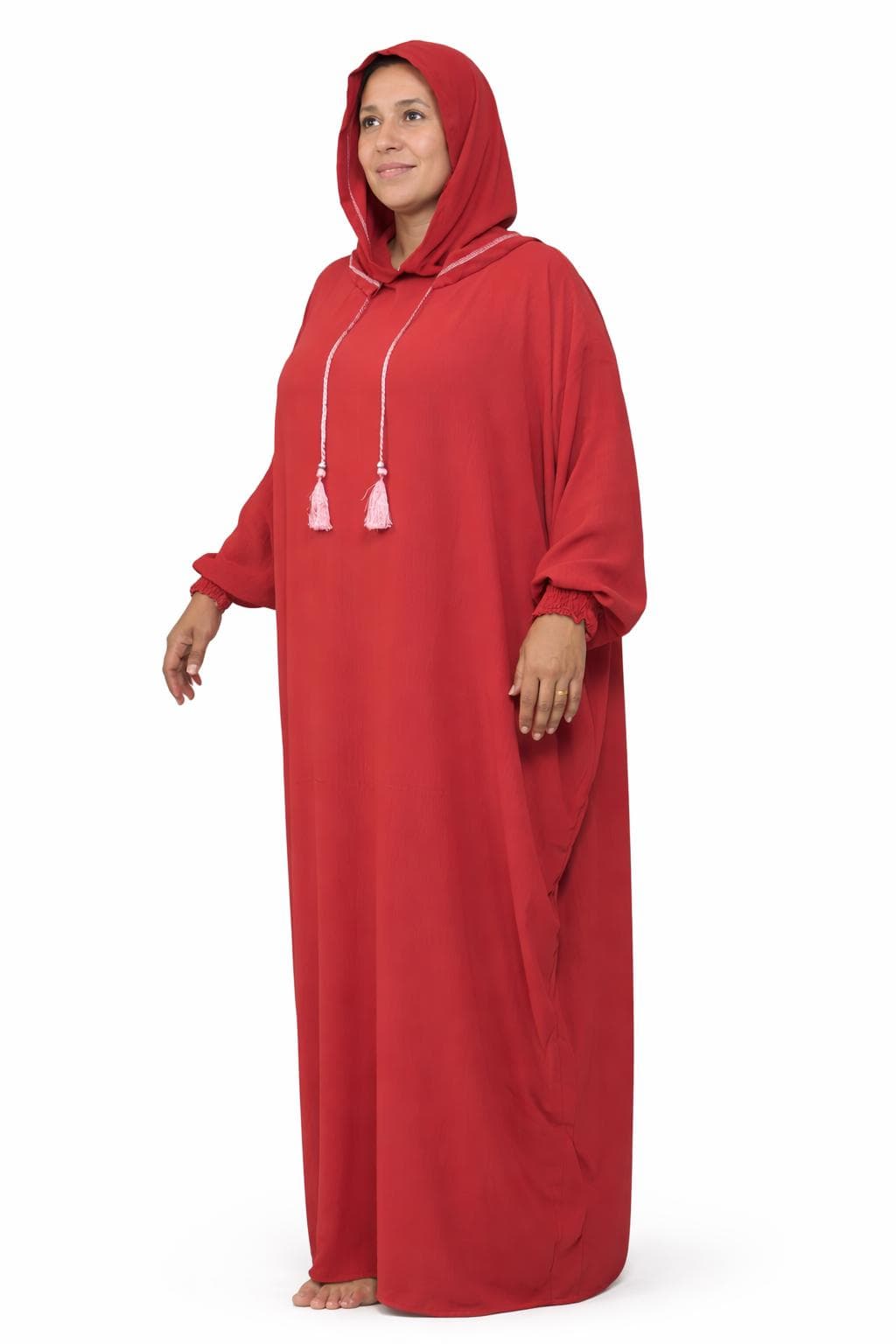 Free size casual daily wear Abaya – Loose Fit Prayer & Everyday Wear, Breathable lightweight Fabric - image 3