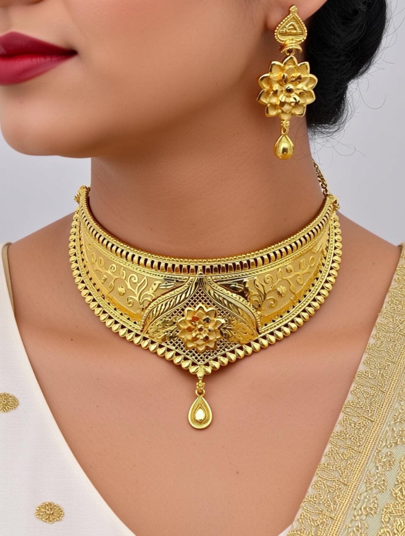 5gram gold choker set - image 3