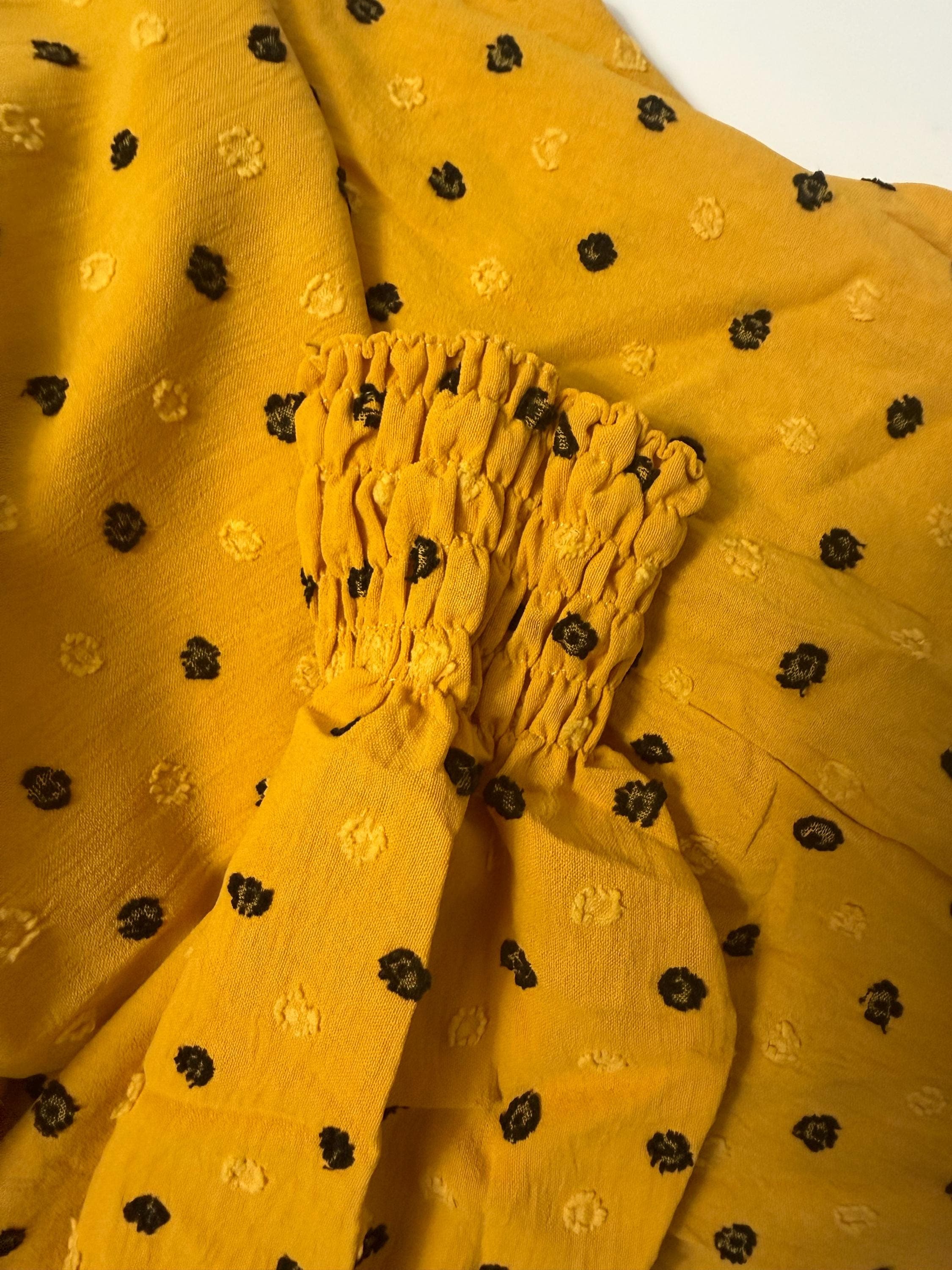 Cotton Hoodie Abaya Dress - Polka Dot Muslim Prayer Garment - image 4