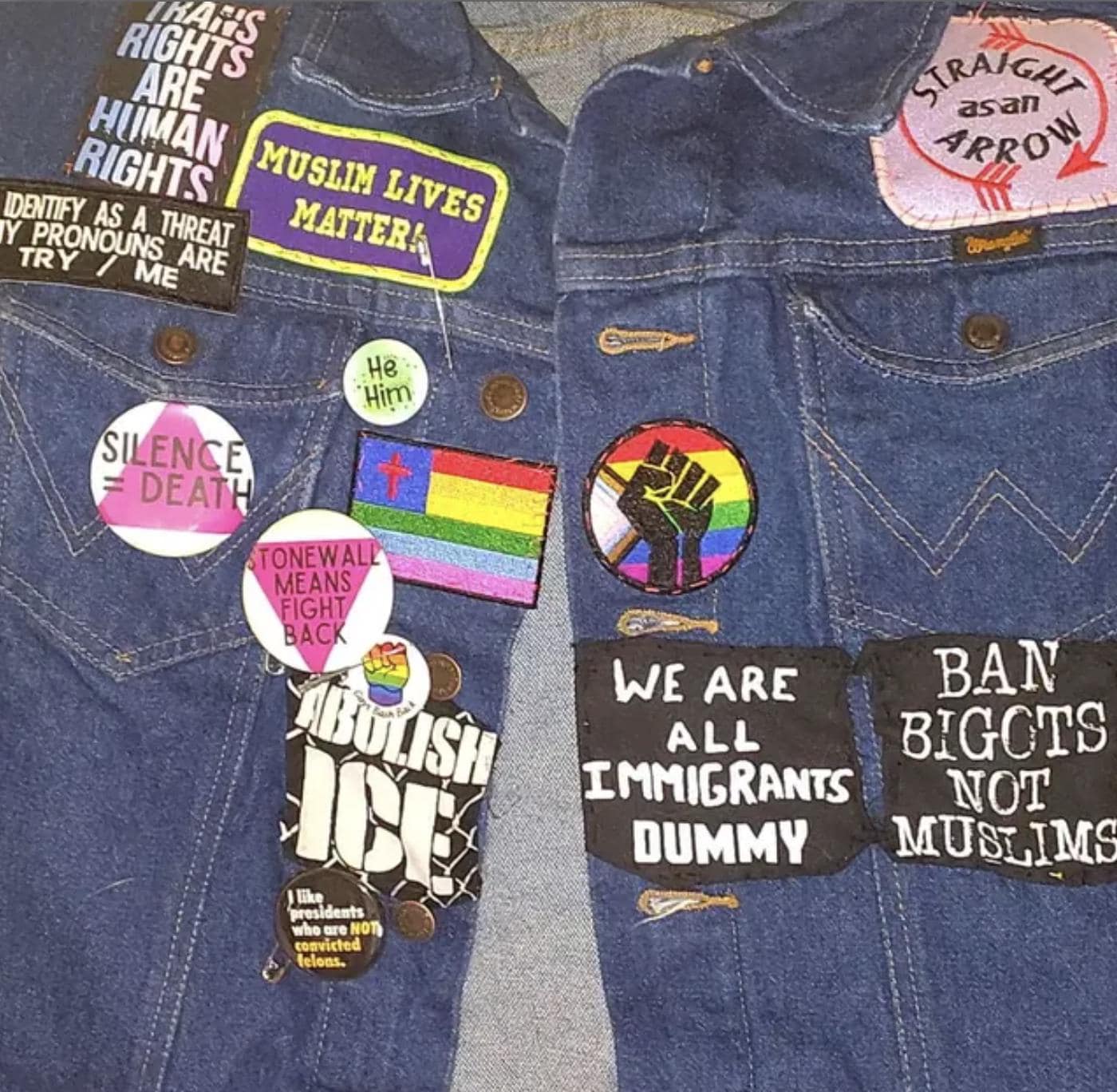 Trans Rights Are Human Rights Patch: Multicolor Punk Protest, Sew-On - image 5