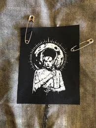 Bride of Frankenstein Patch: Hand Screen Printed Punk Patch - image 4