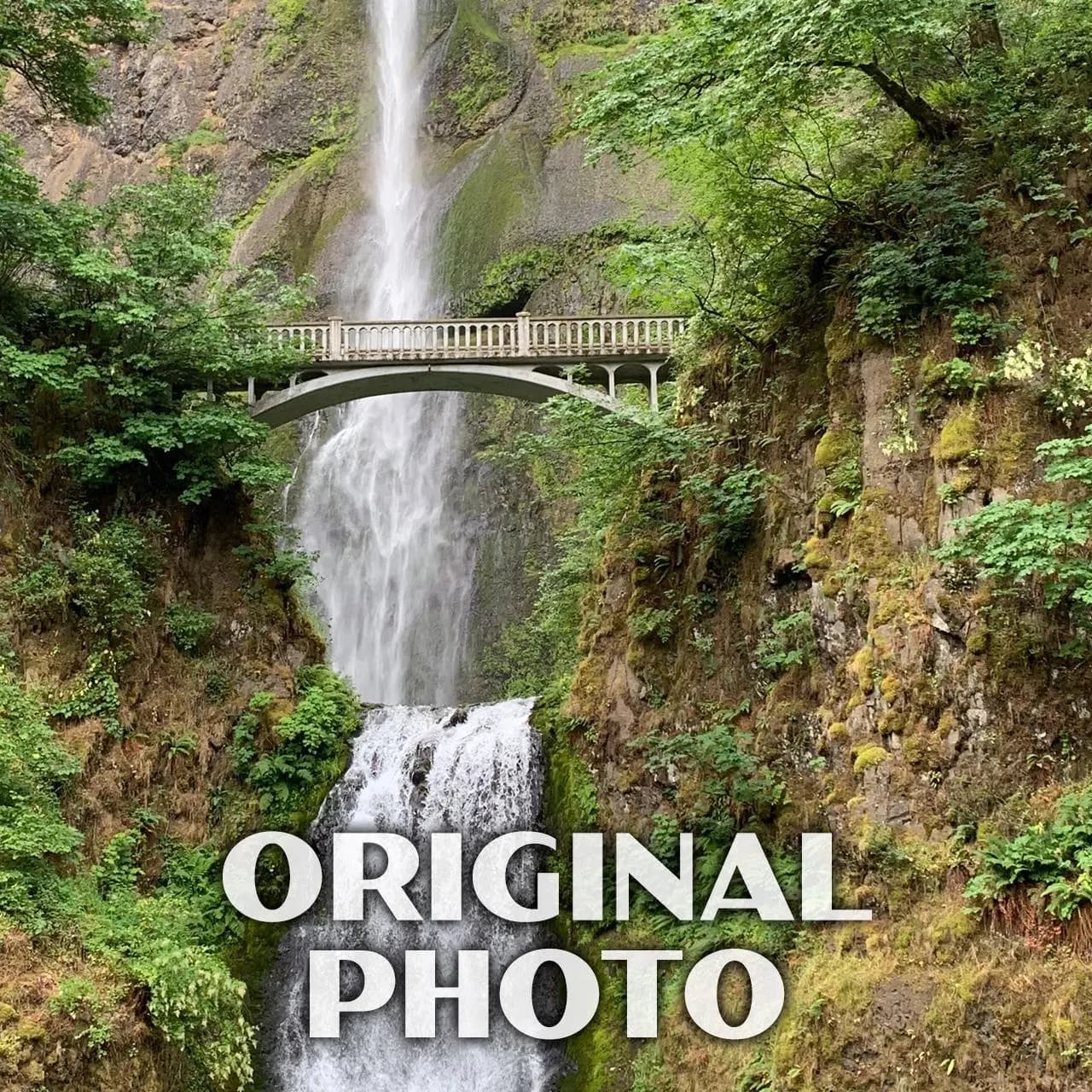 Multnomah Falls National Scenic Area Poster | Vintage WPA Style Travel Poster | 8" x 10" to 24" x 36" | Made in USA | Free Shipping - image 5