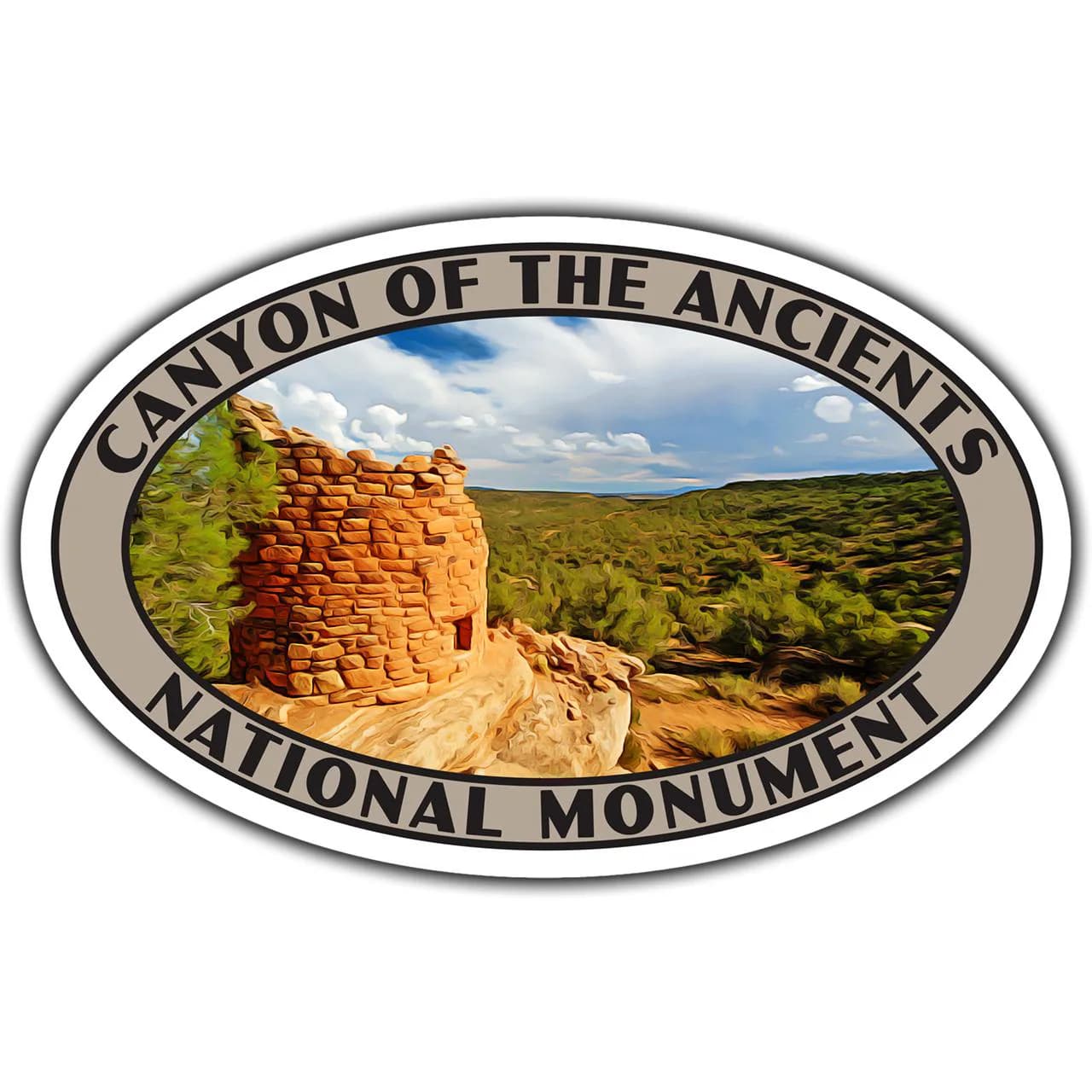 Canyon of the Ancients National Monument Sticker | Canyon of the Ancients Sticker | 3.25" x 2.1" to 6.25" x 4" | Made in USA | Free Shipping