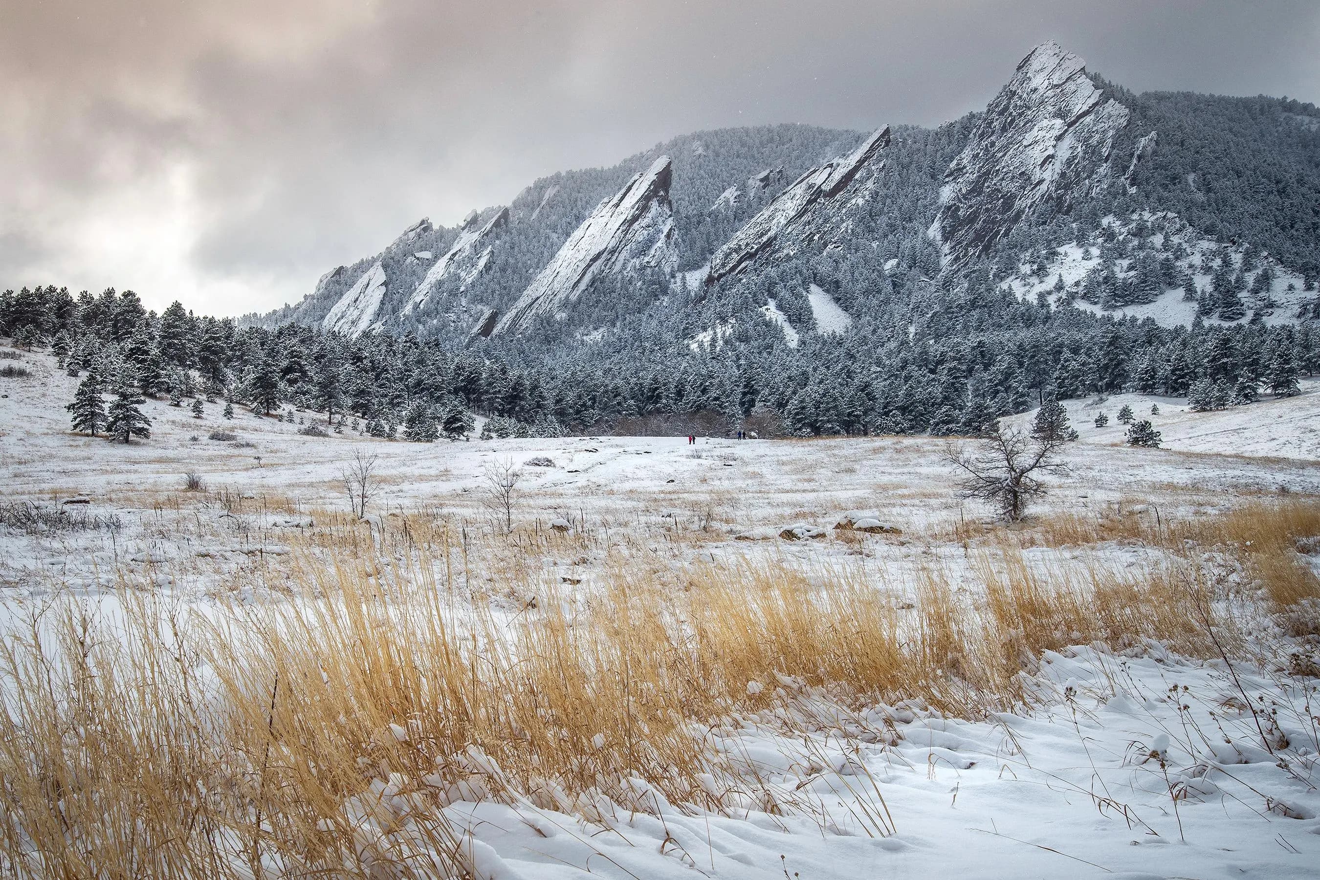 Boulder Flatirons photo, Colorado, Front Range, hiking, climbing, Rocky Mountains, wall art