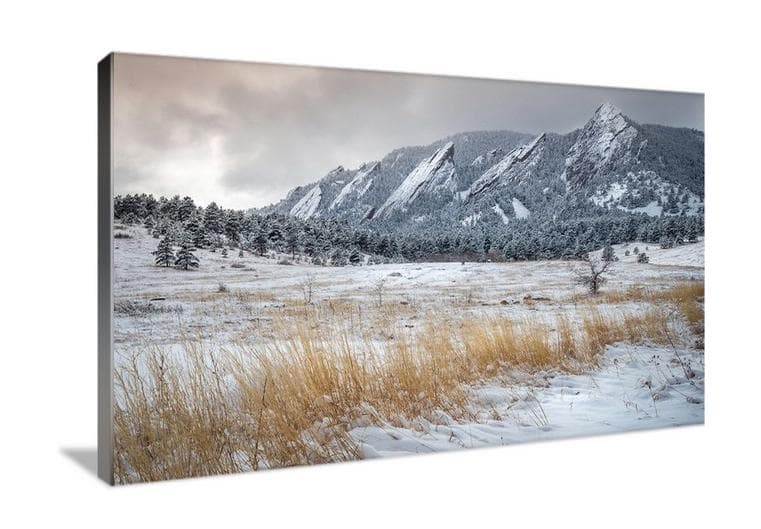 Boulder Flatirons photo, Colorado, Front Range, hiking, climbing, Rocky Mountains, wall art - image 4